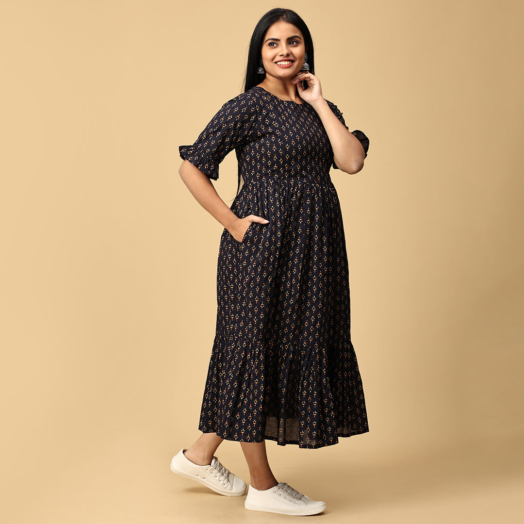 Devaki - Navy Designer dress