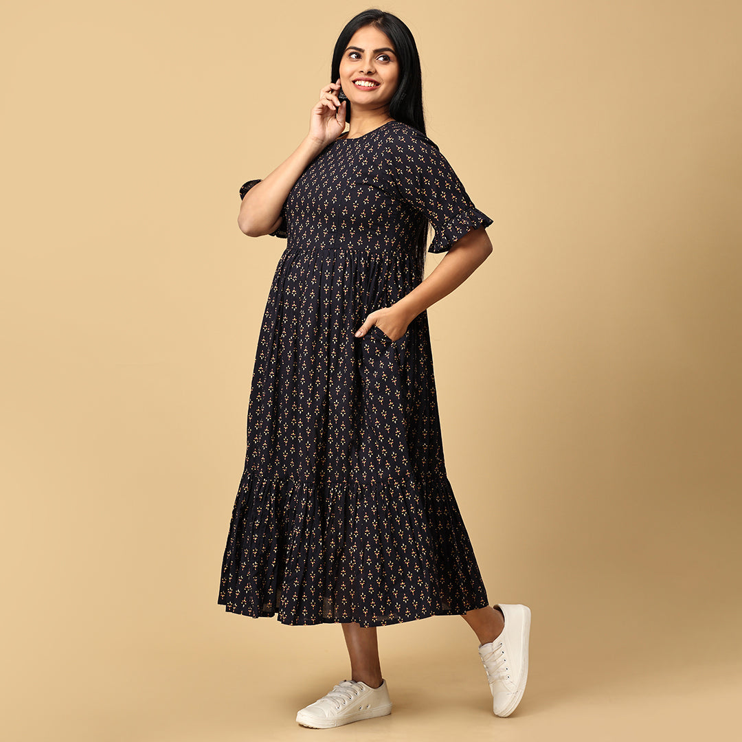 Devaki - Navy Designer dress