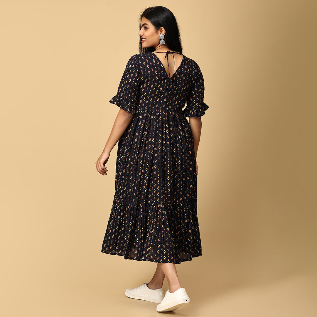 Devaki - Navy Designer dress
