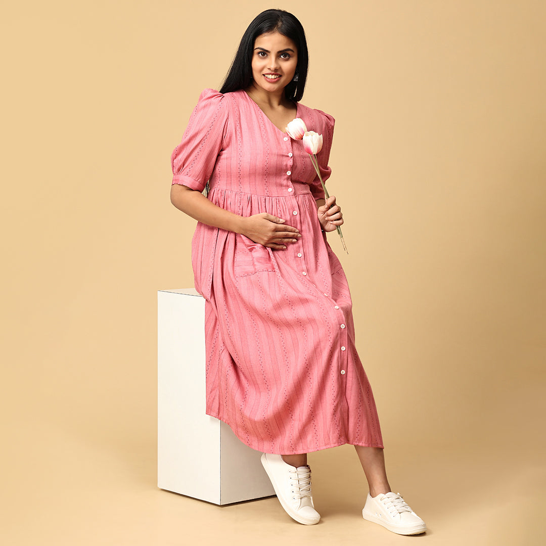 Vaishnavi - Pastel Pink Premium dress