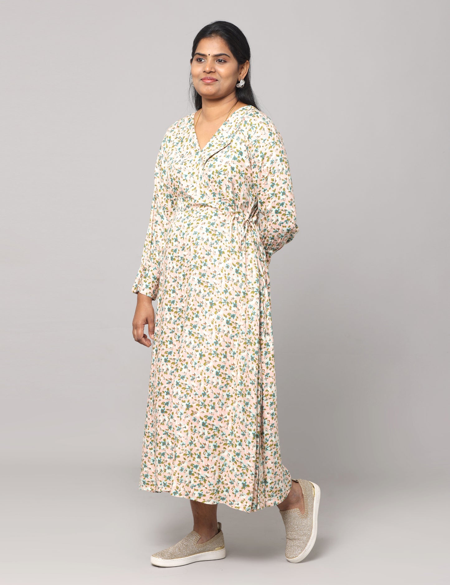 Ihita - Rayon Full length Maxi - Green