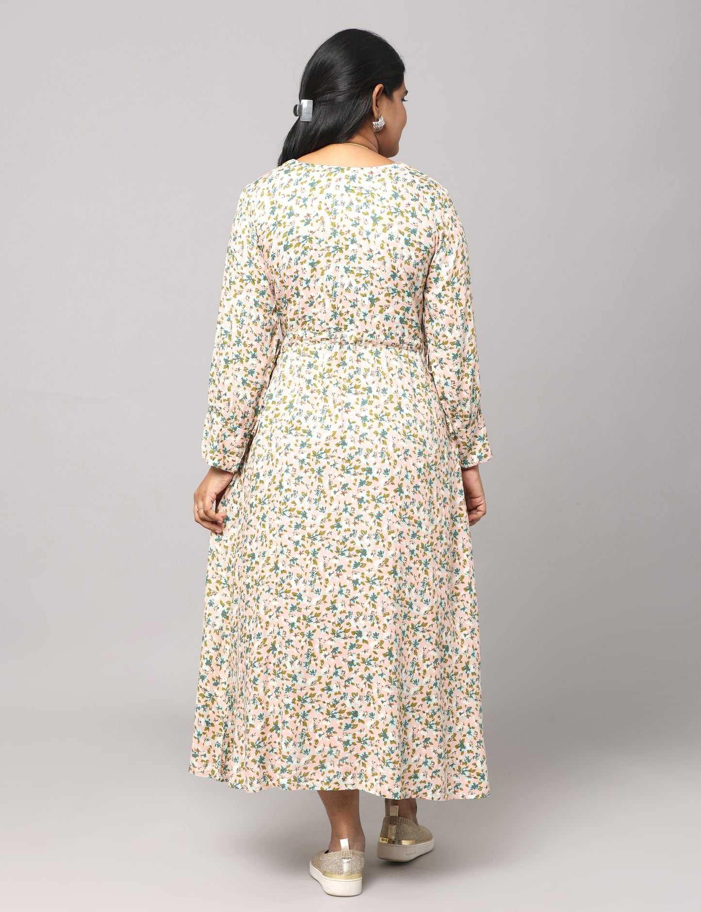 Ihita - Rayon Full length Maxi - Green