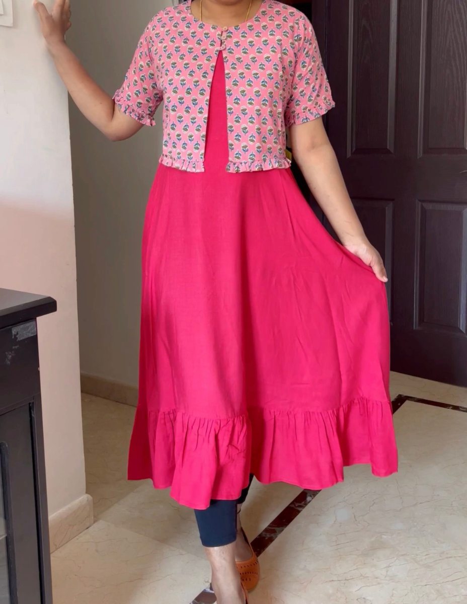 Lakshya - Pink jacket dress