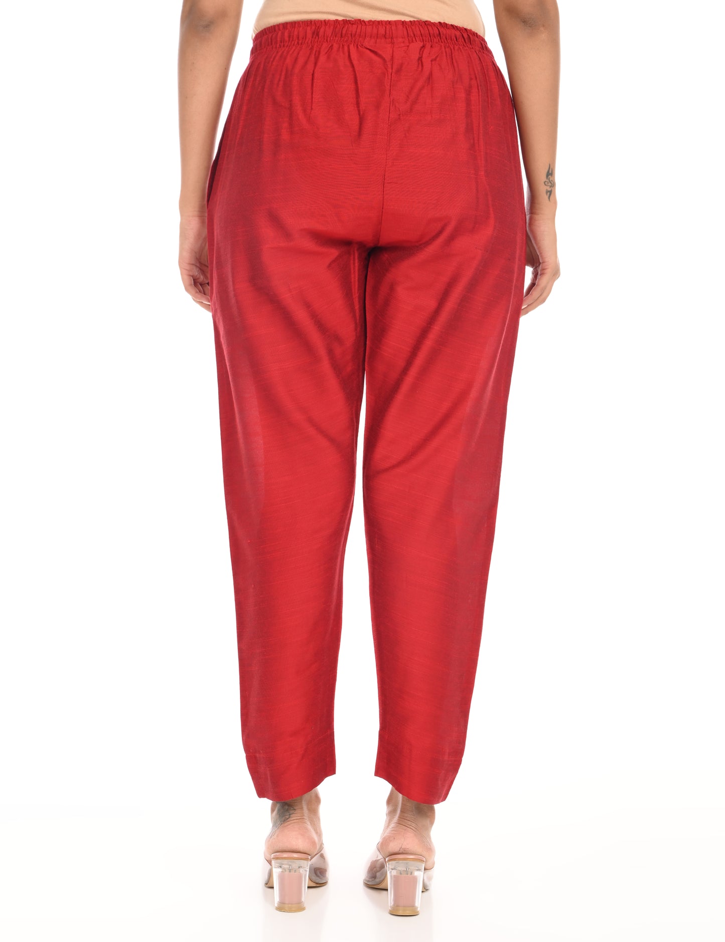 Rashmika - Maroon Silk Pant