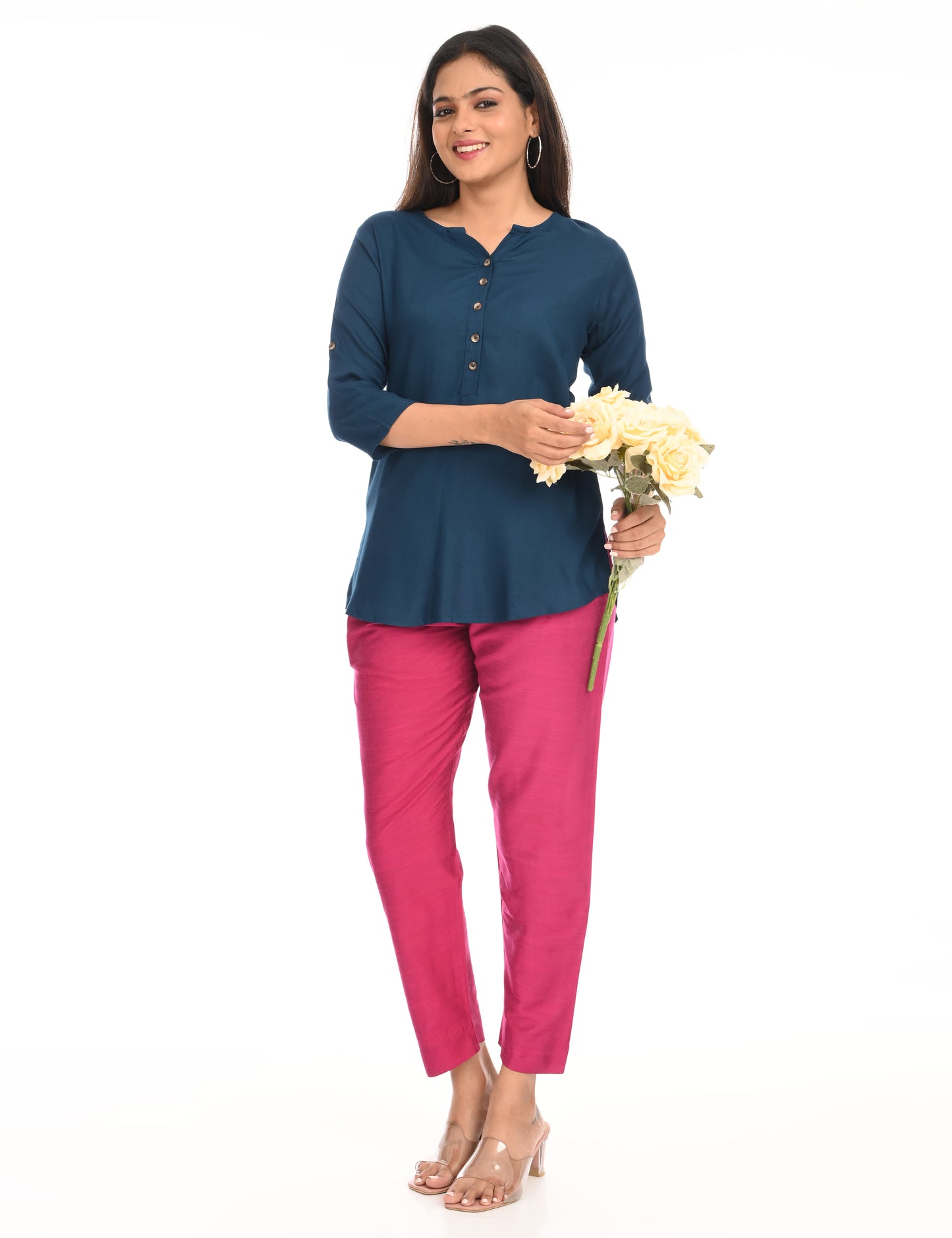Solid Short top - Rama Blue