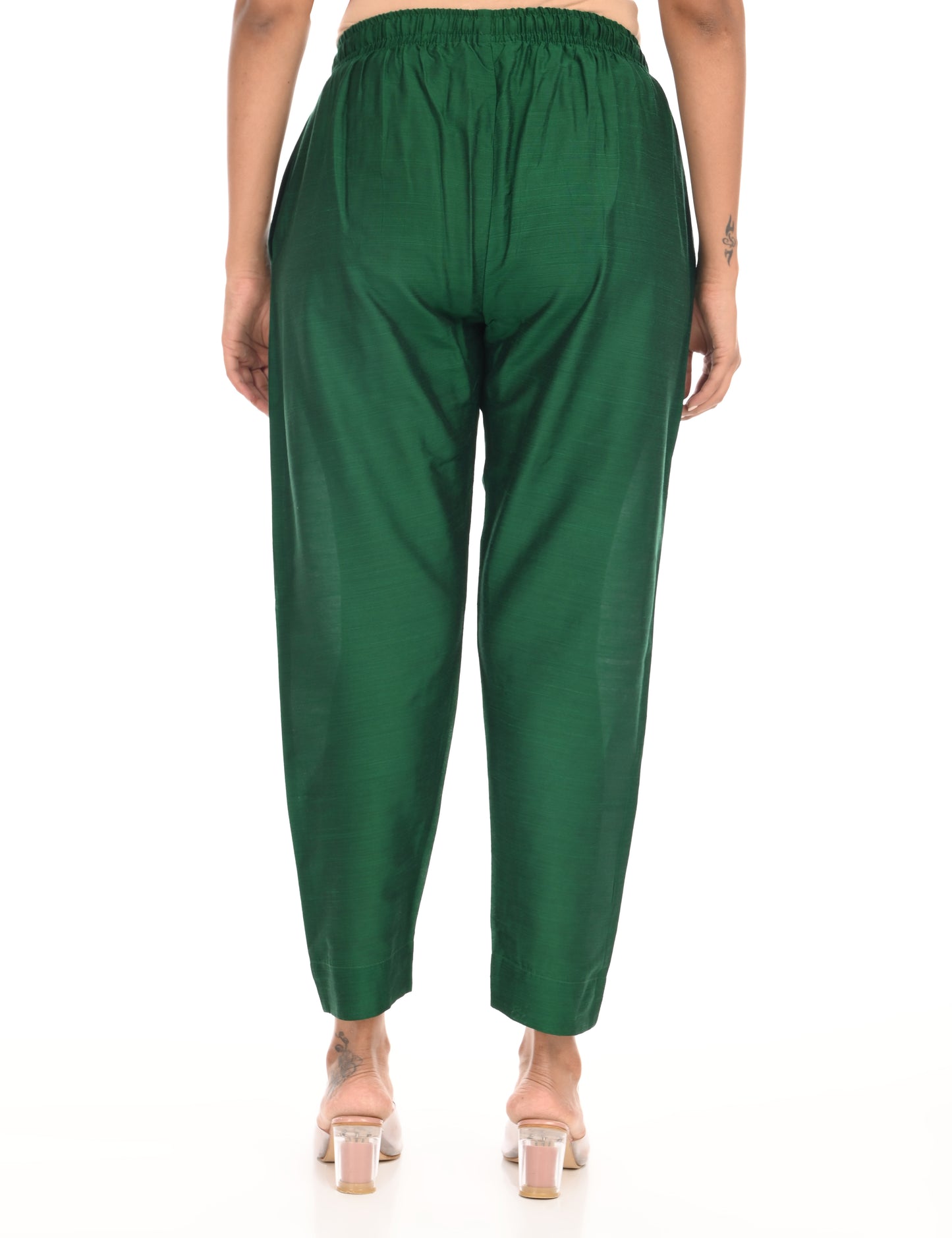 Rashmika - Green Silk Pant