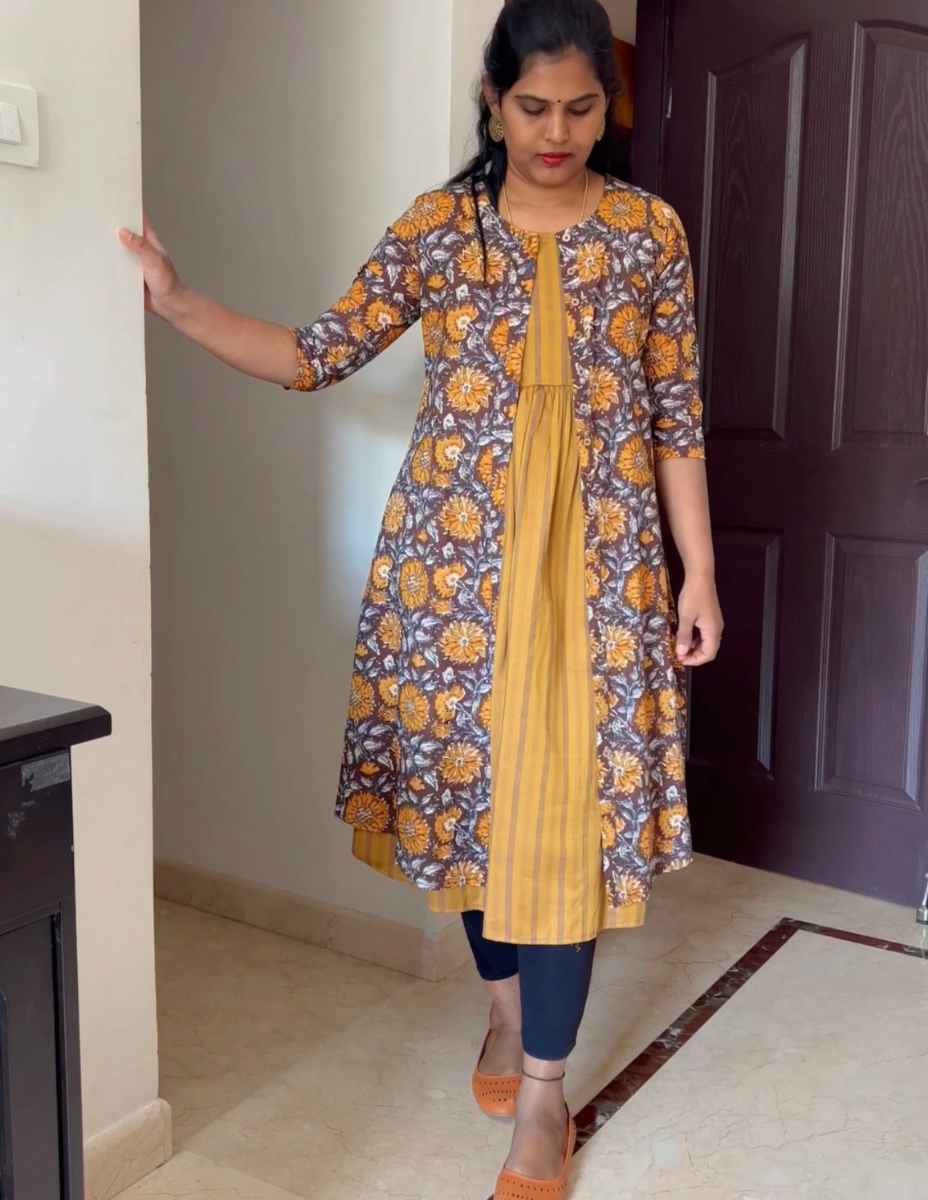Lakshya - Chocolate jacket dress