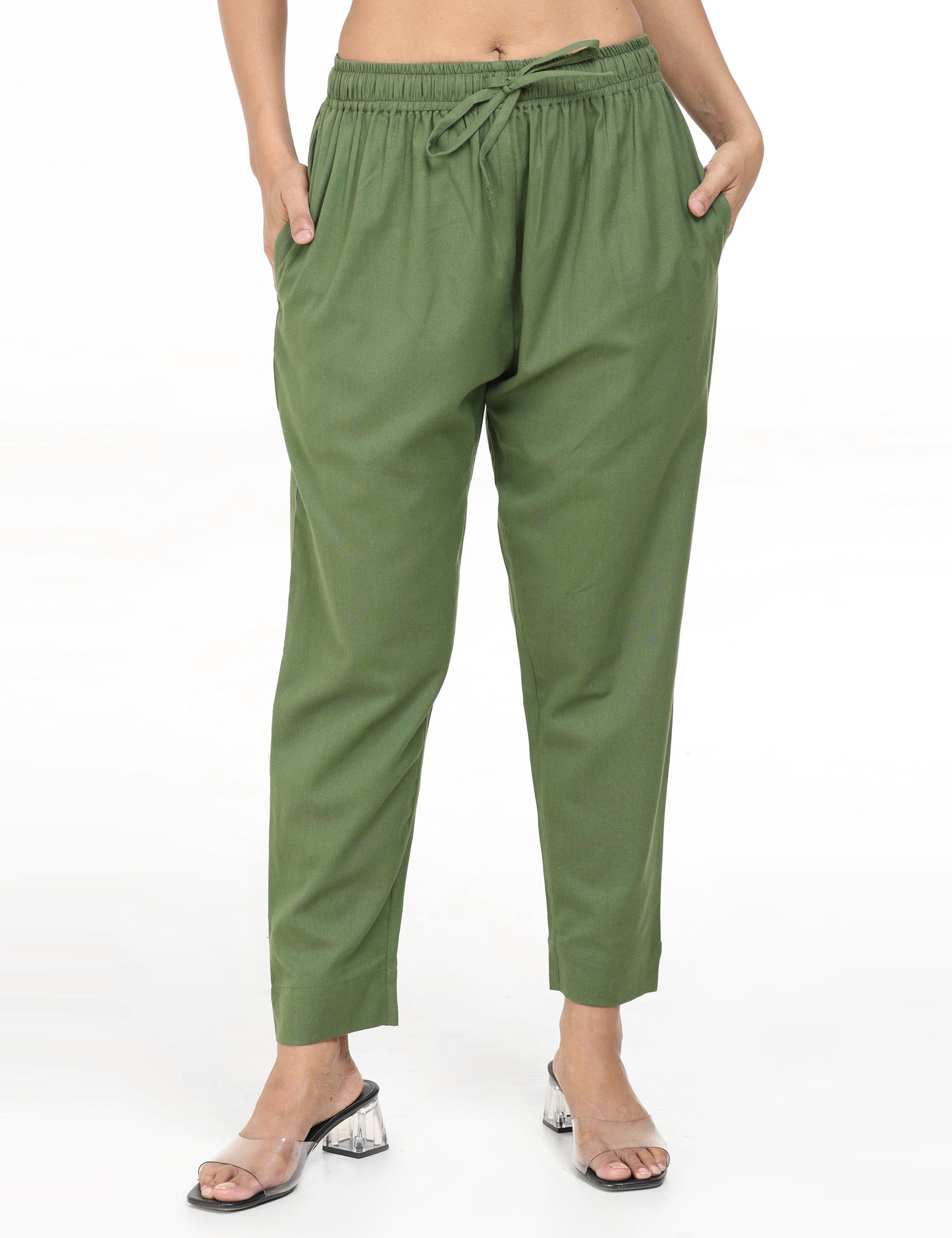 Tamara Every Day Cotton Pants - Green