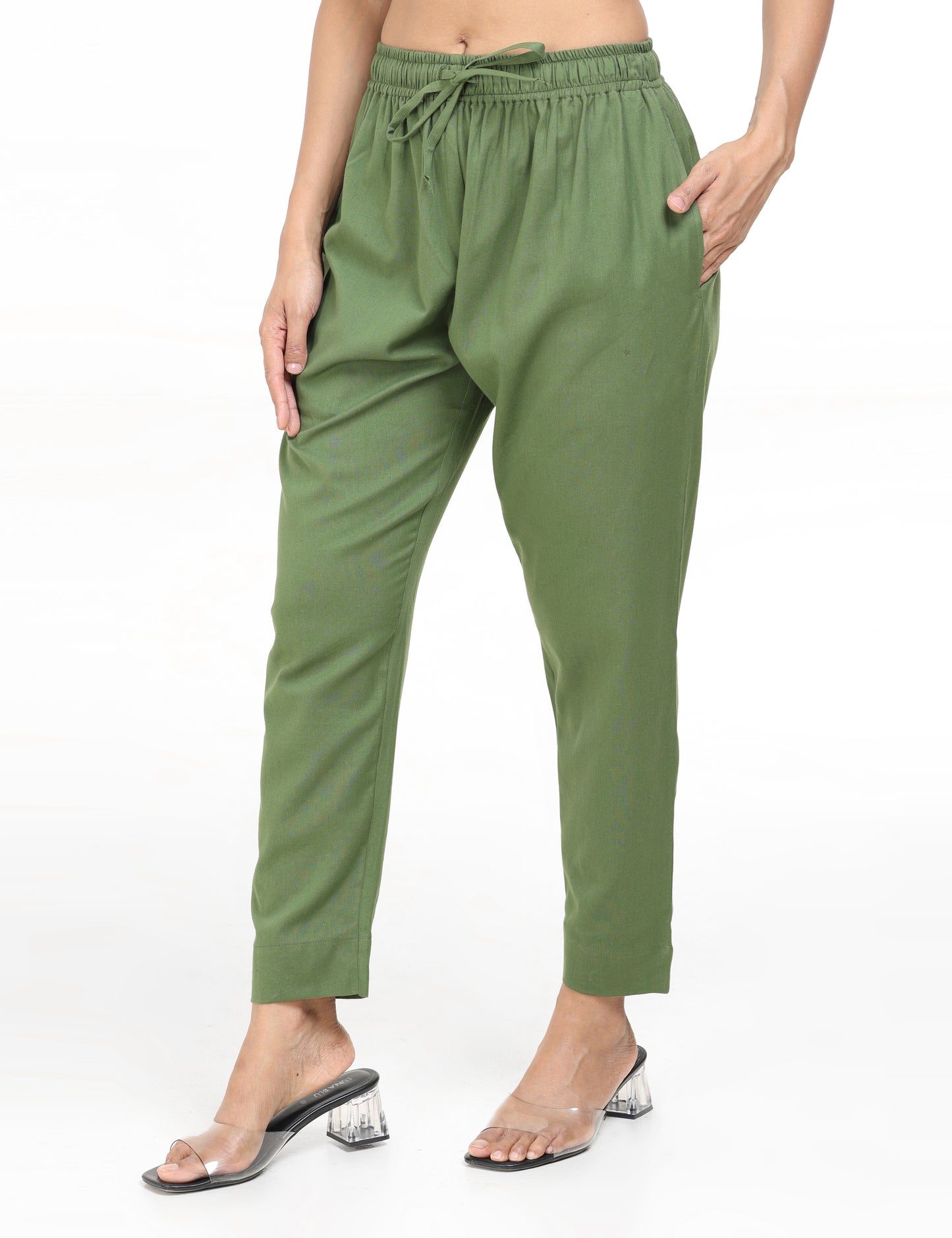 Tamara Every Day Cotton Pants - Green