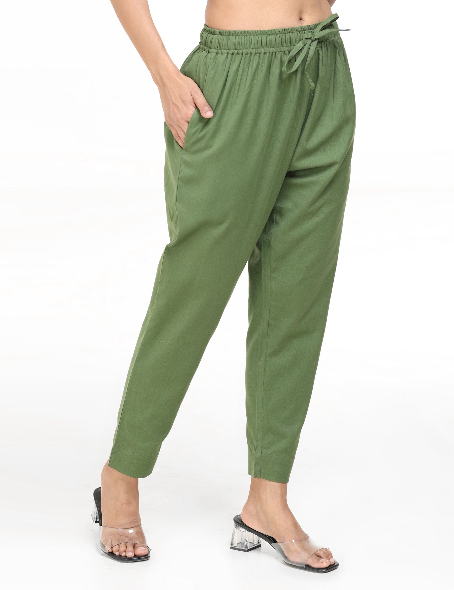 Tamara Every Day Cotton Pants - Green