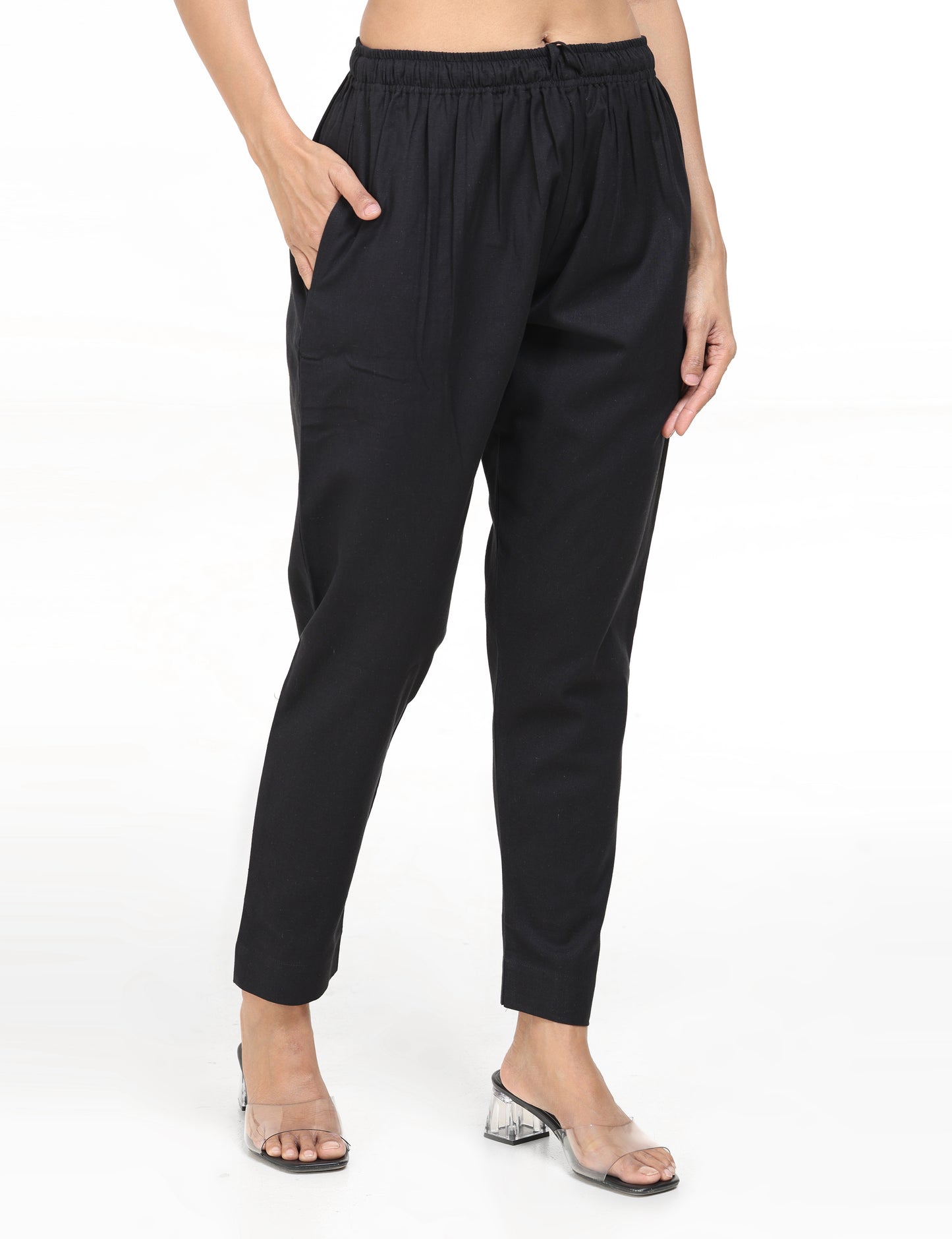 Tamara Every Day Cotton Pants - Black