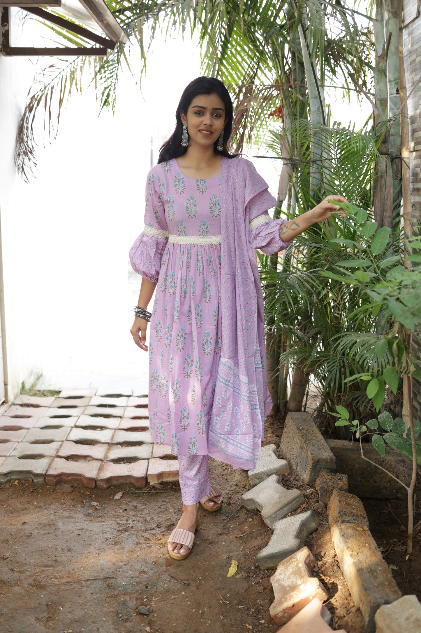 Gowthami - Lilac Suit