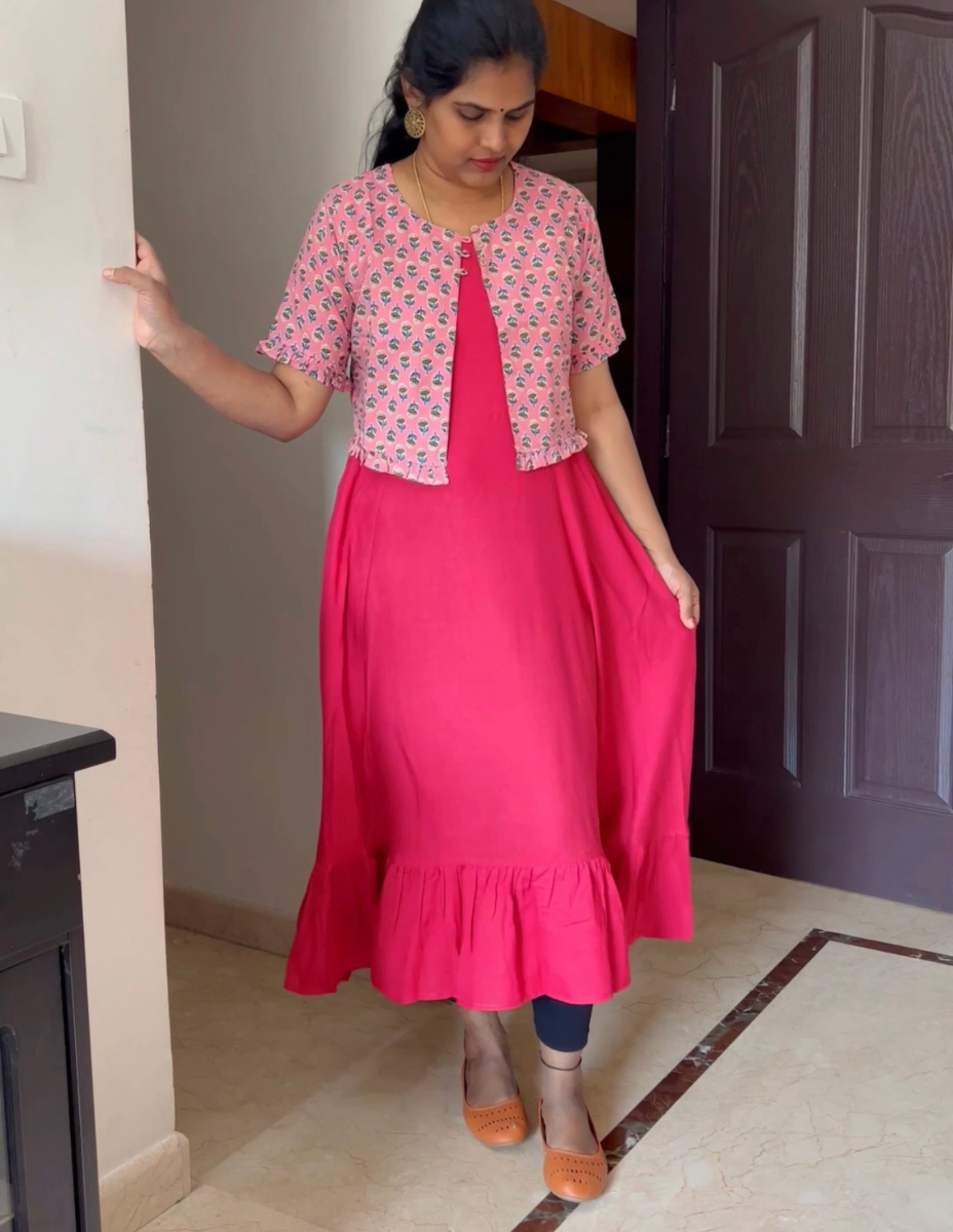 Lakshya - Pink jacket dress