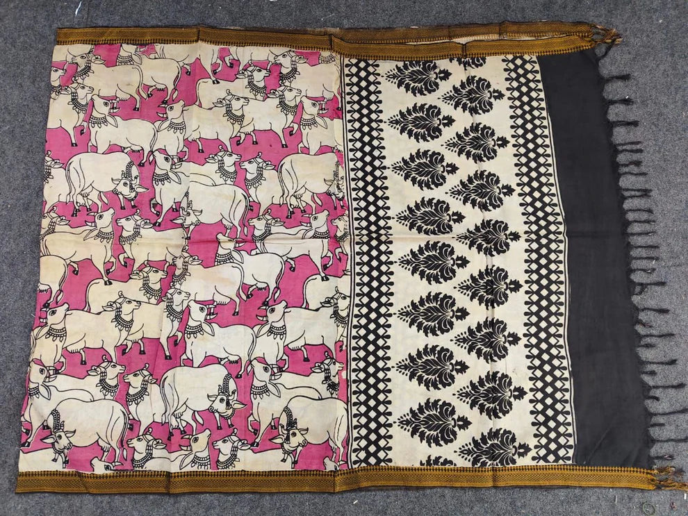 Pink Nyra Silk cotton set