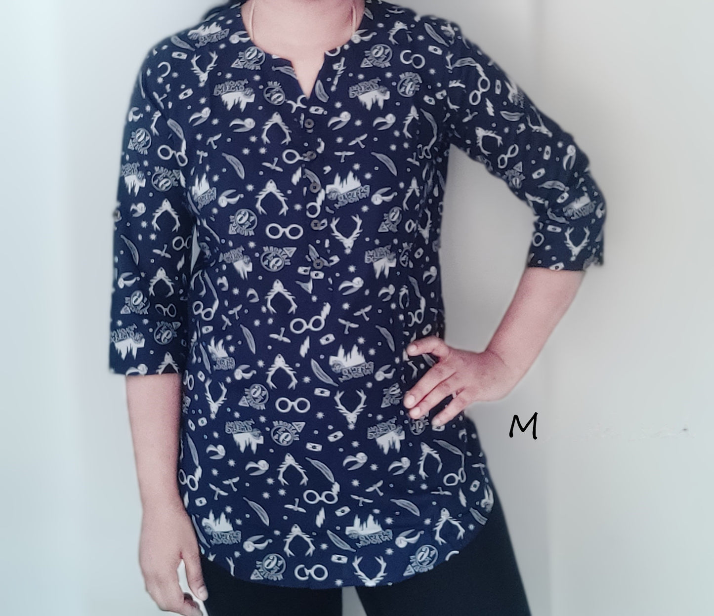 Aaradhya - Premium Short top - Blue