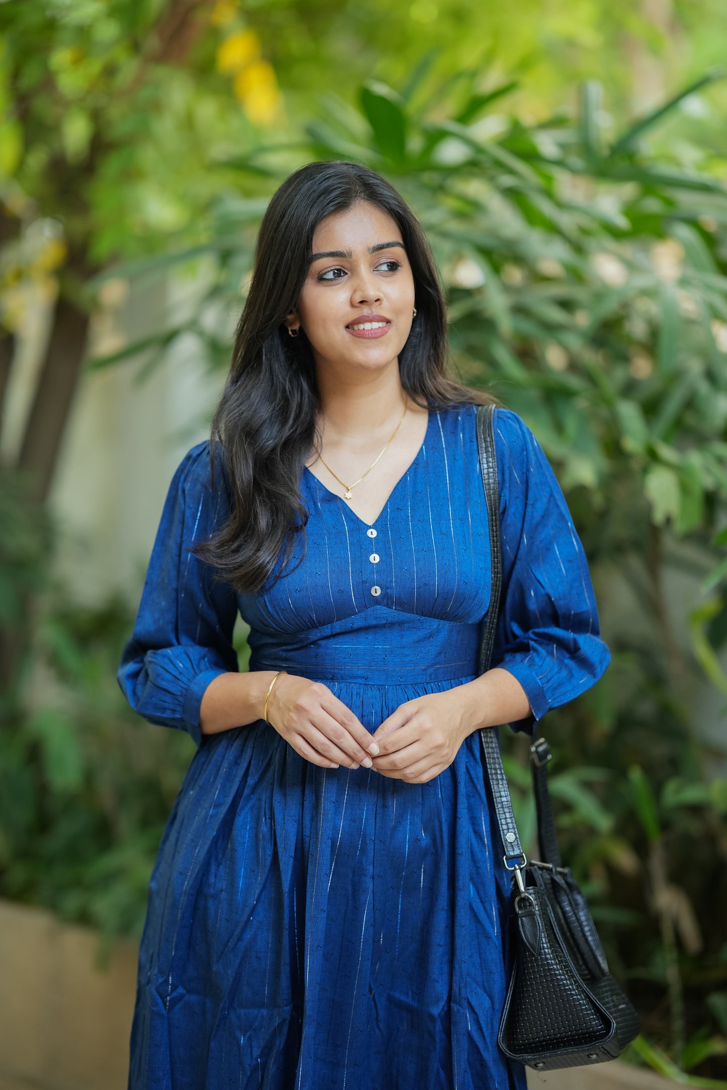 Nitara - Casual/Vacation dress- Blue