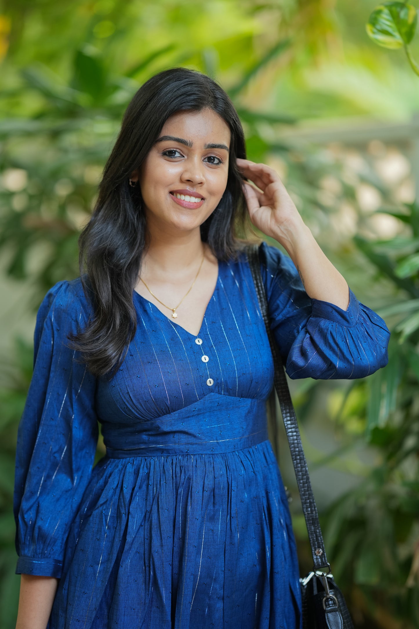 Nitara - Casual/Vacation dress- Blue