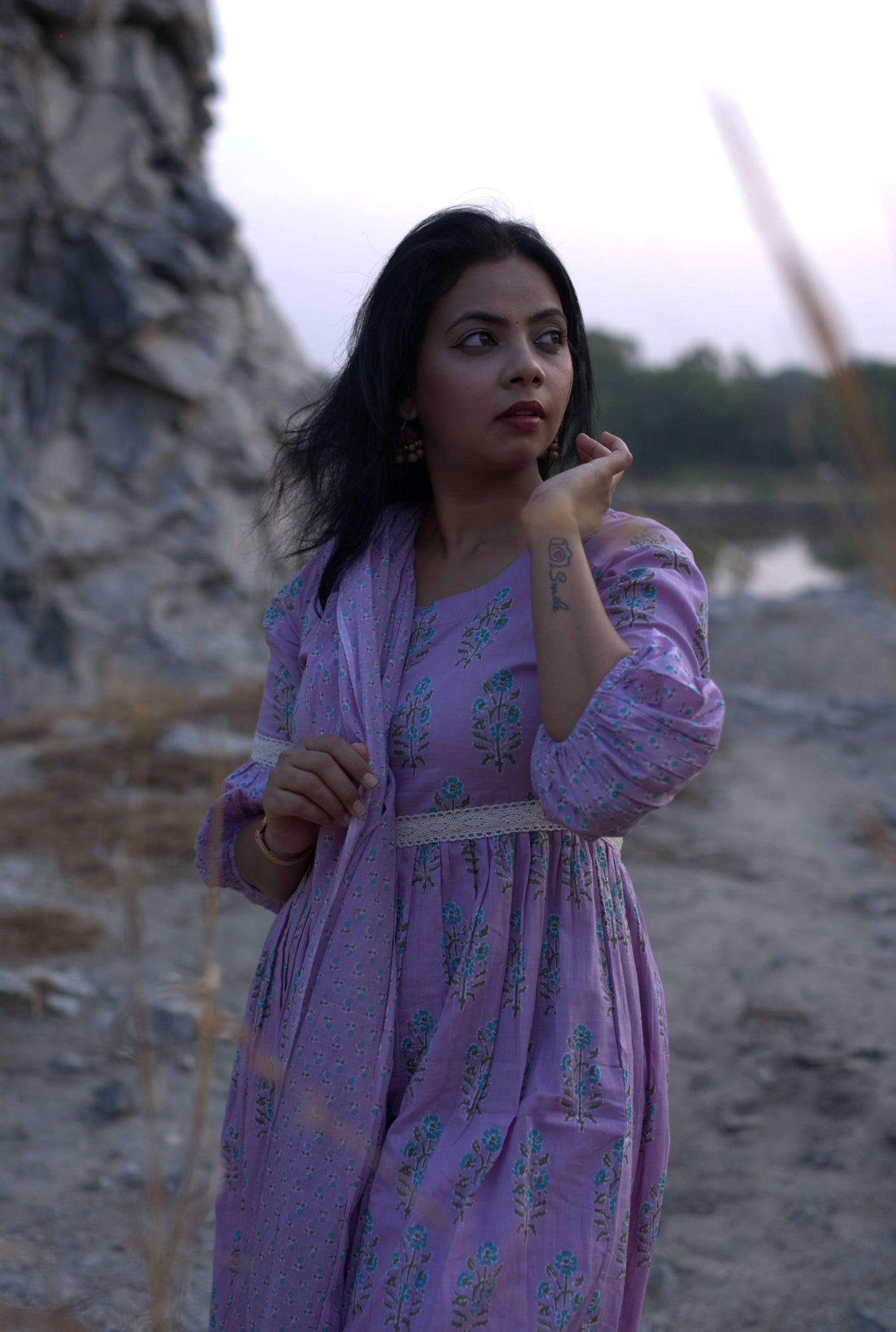 Gowthami - Lilac Suit