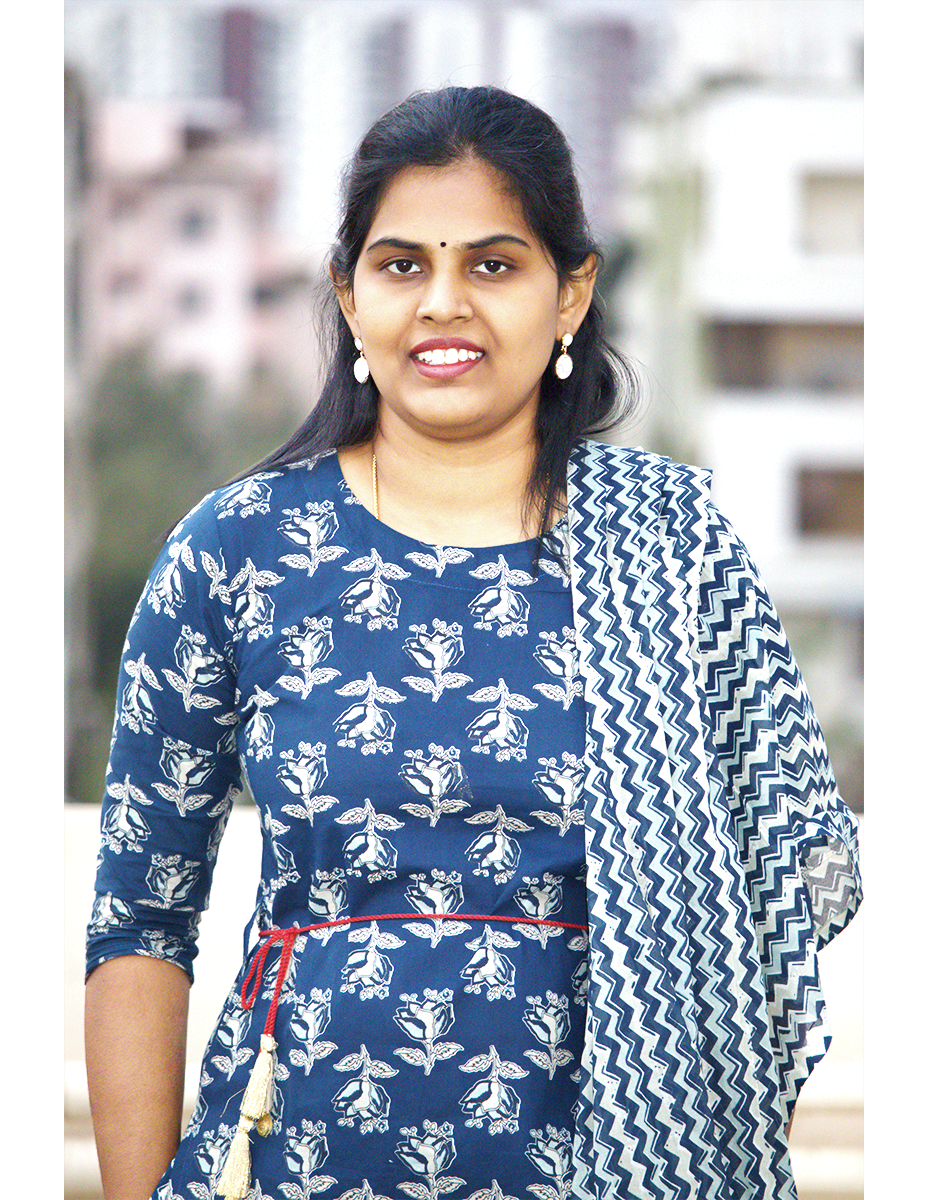 Block Printed cotton set with tie and back openable buttons