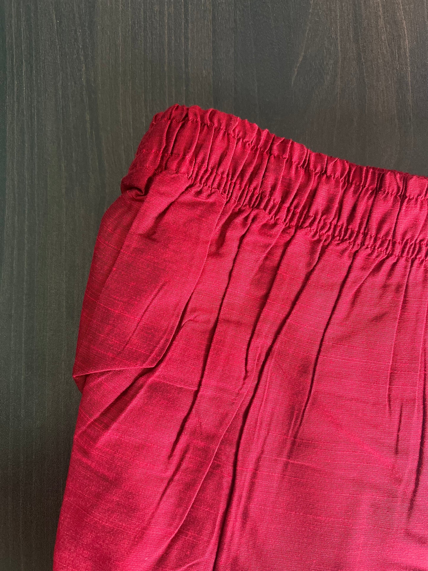 Rashmika - Maroon Silk Pant