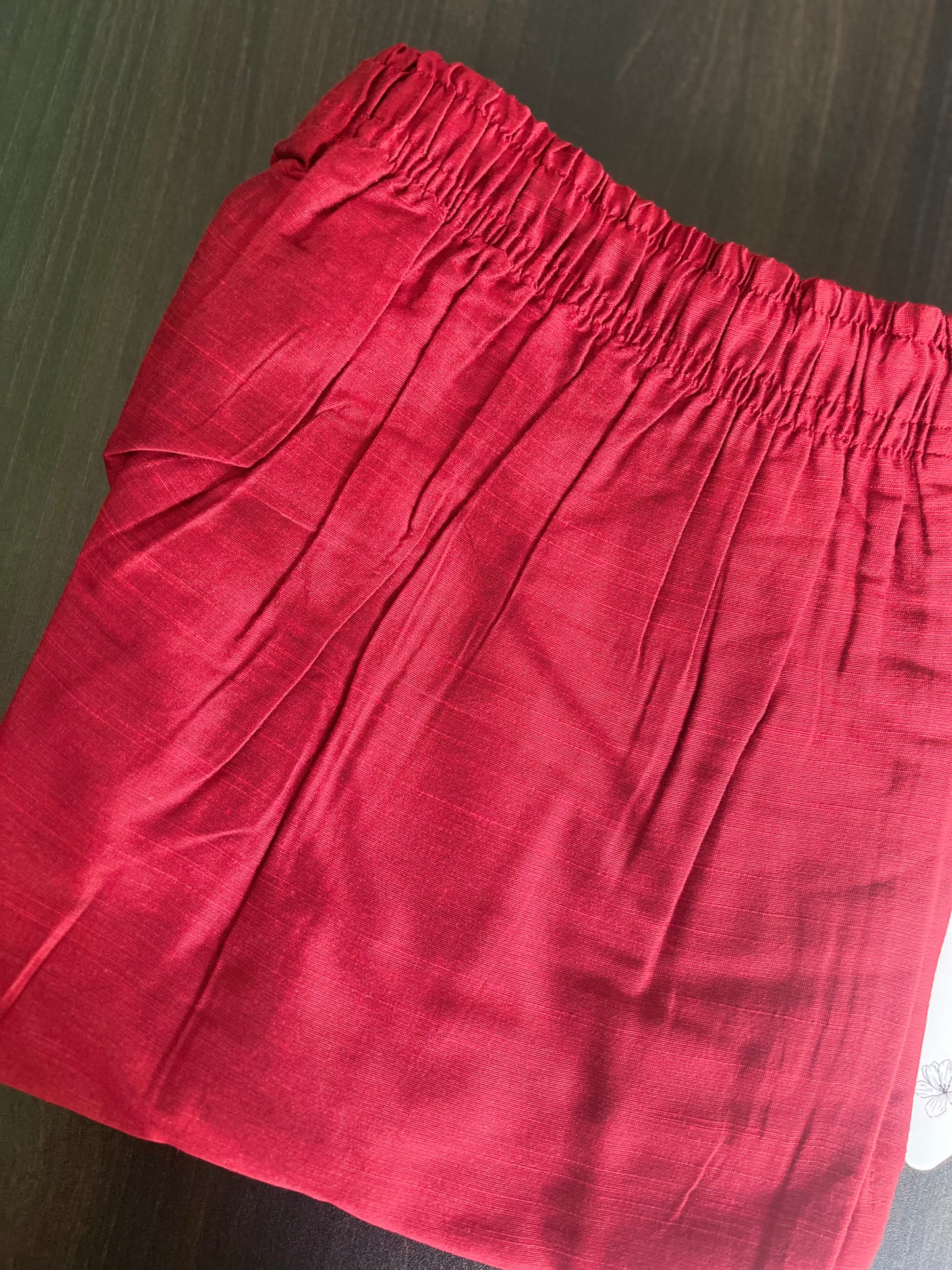 Rashmika - Maroon Silk Pant