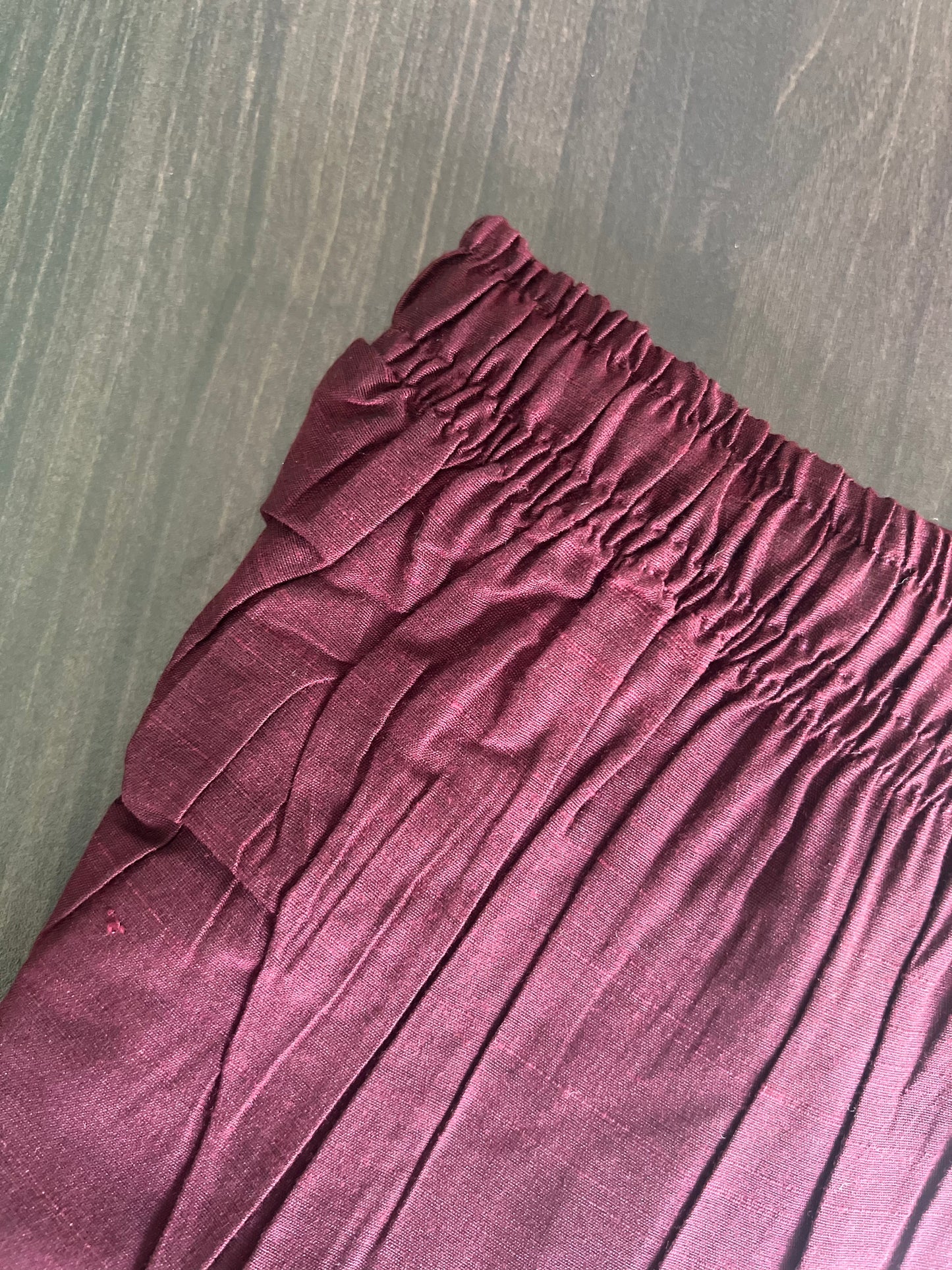 Rashmika - Wine Silk Pant