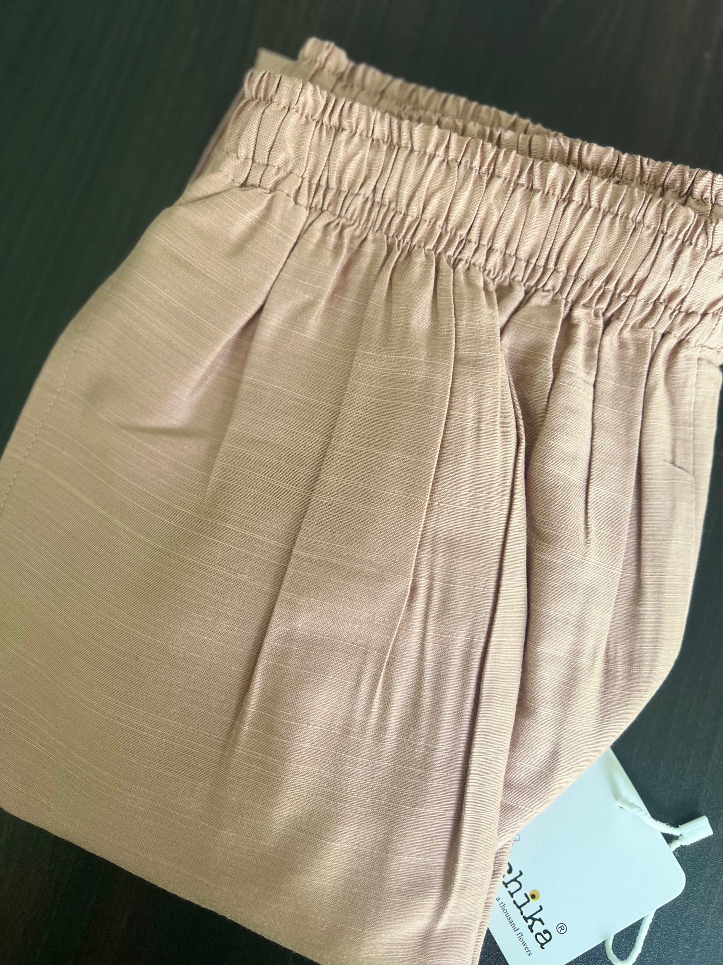 Rashmika - Pastel Peach Silk Pant