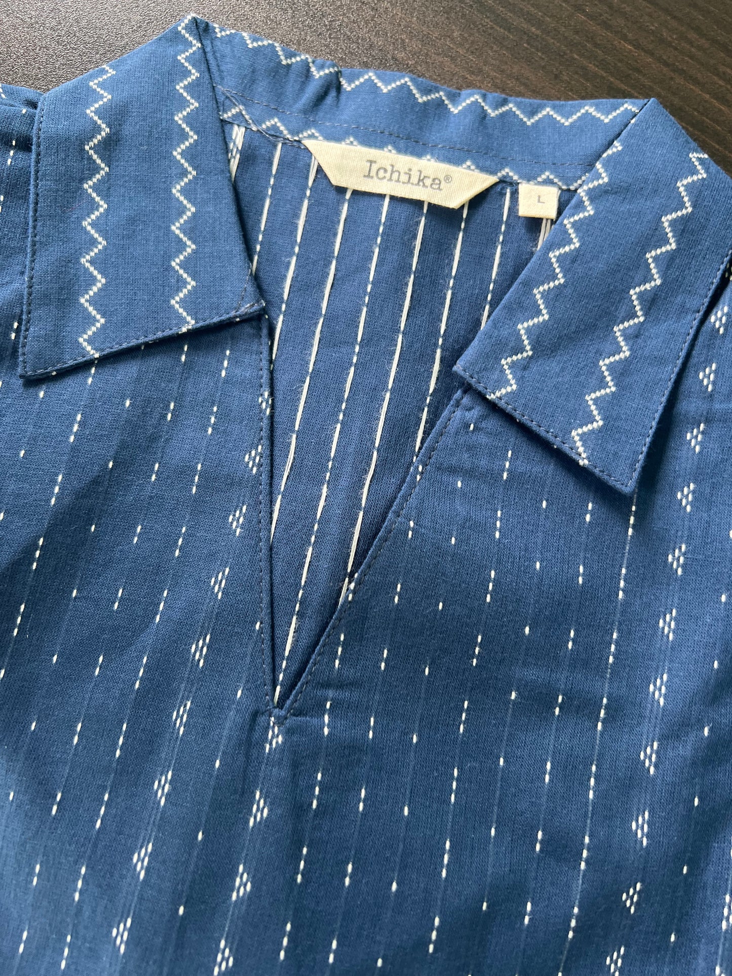 Silpa Handloom Co-ord Set – Blue