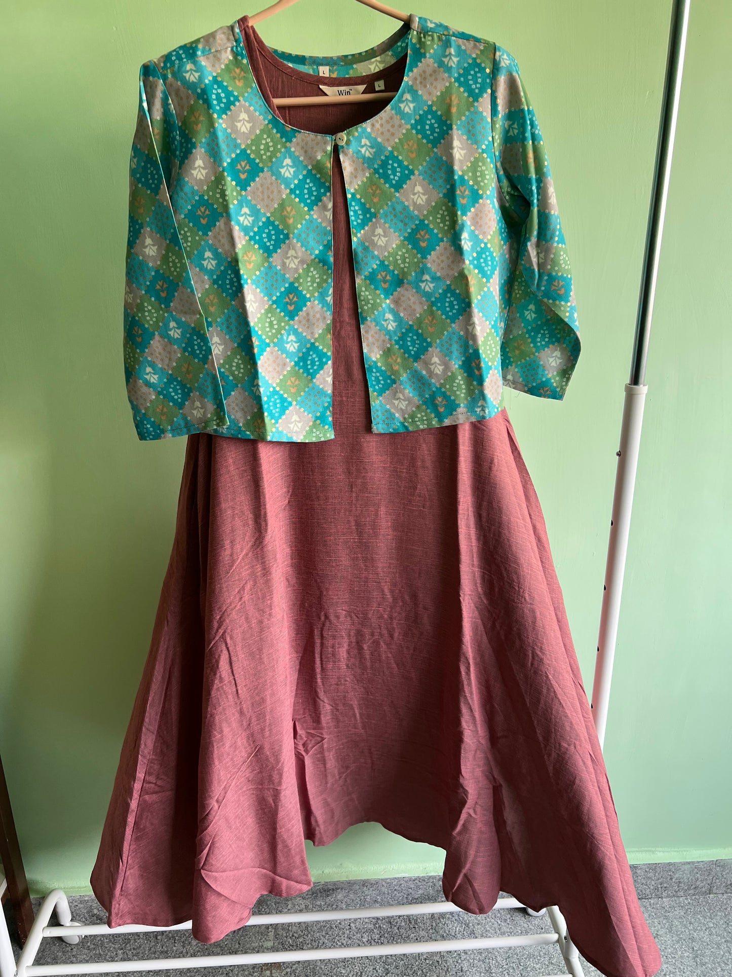 Rosy Half jacket dress