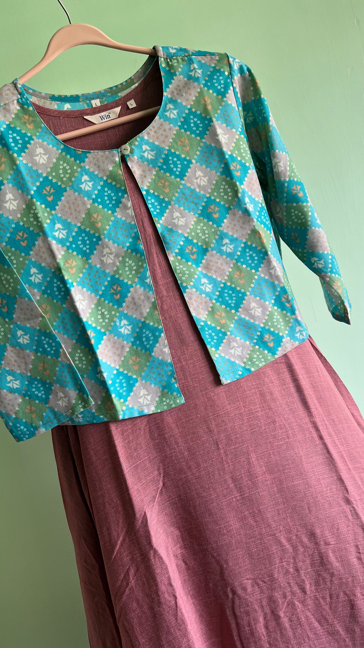 Rosy Half jacket dress
