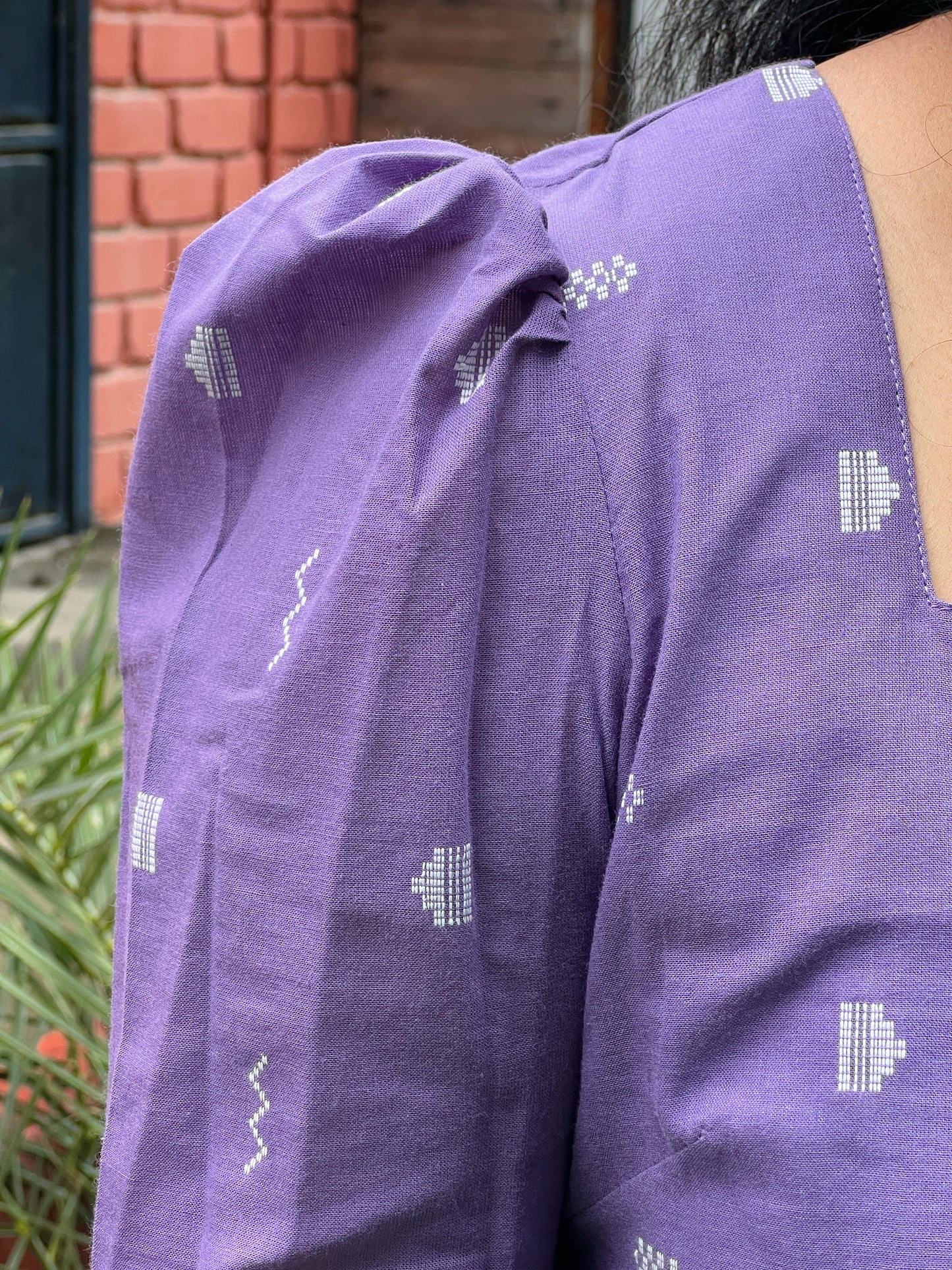 Manasa - Pure Handloom Lavender coord set