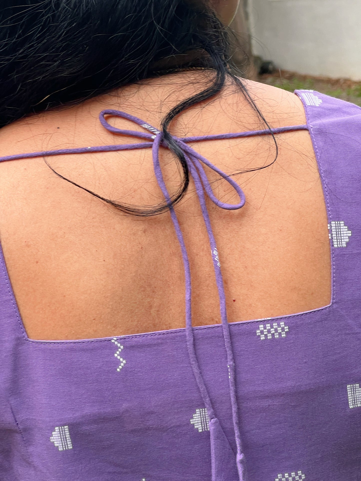 Manasa - Pure Handloom Lavender coord set