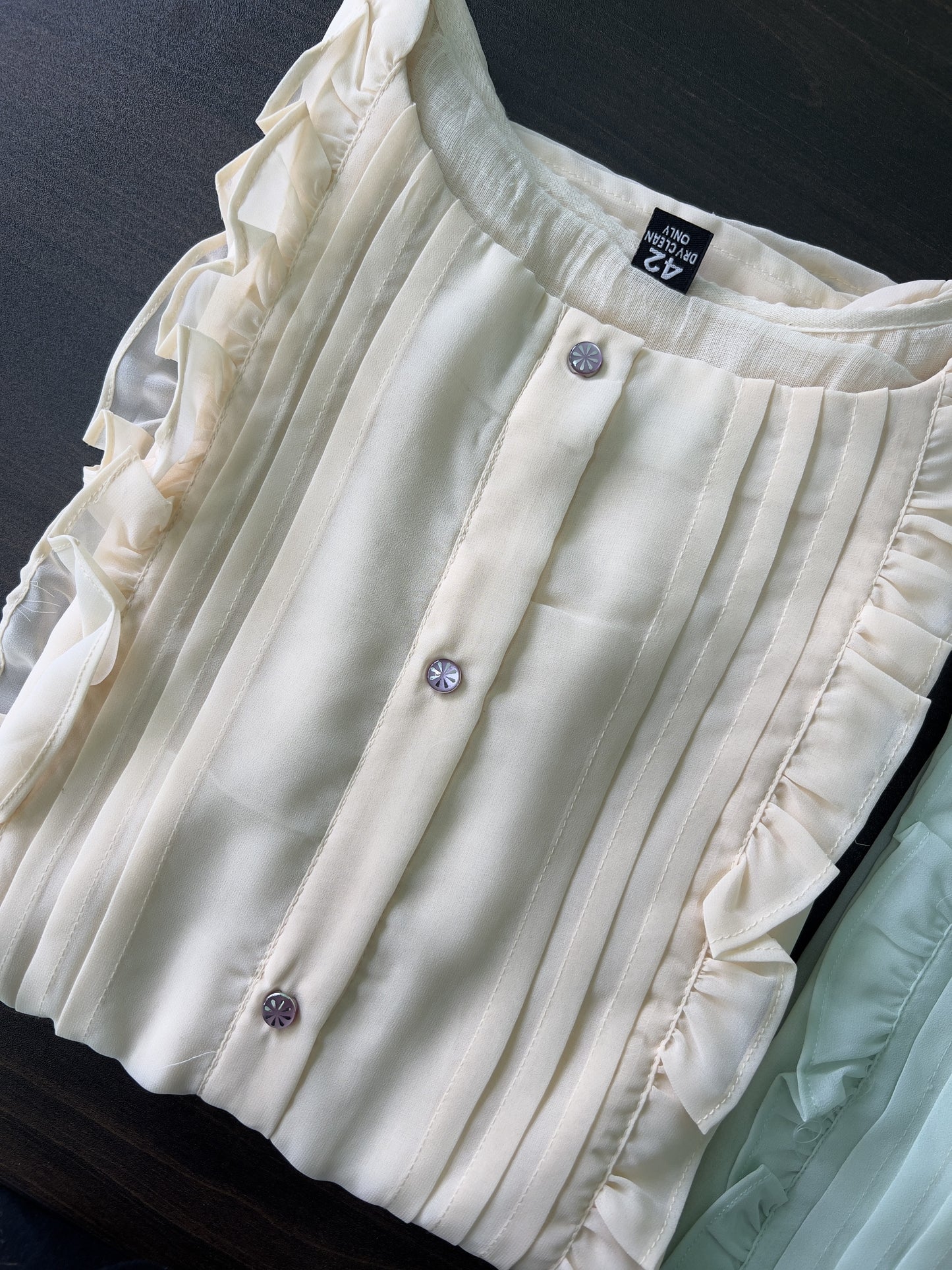 Aaravi - Premium Chiffon Short top - Sandal
