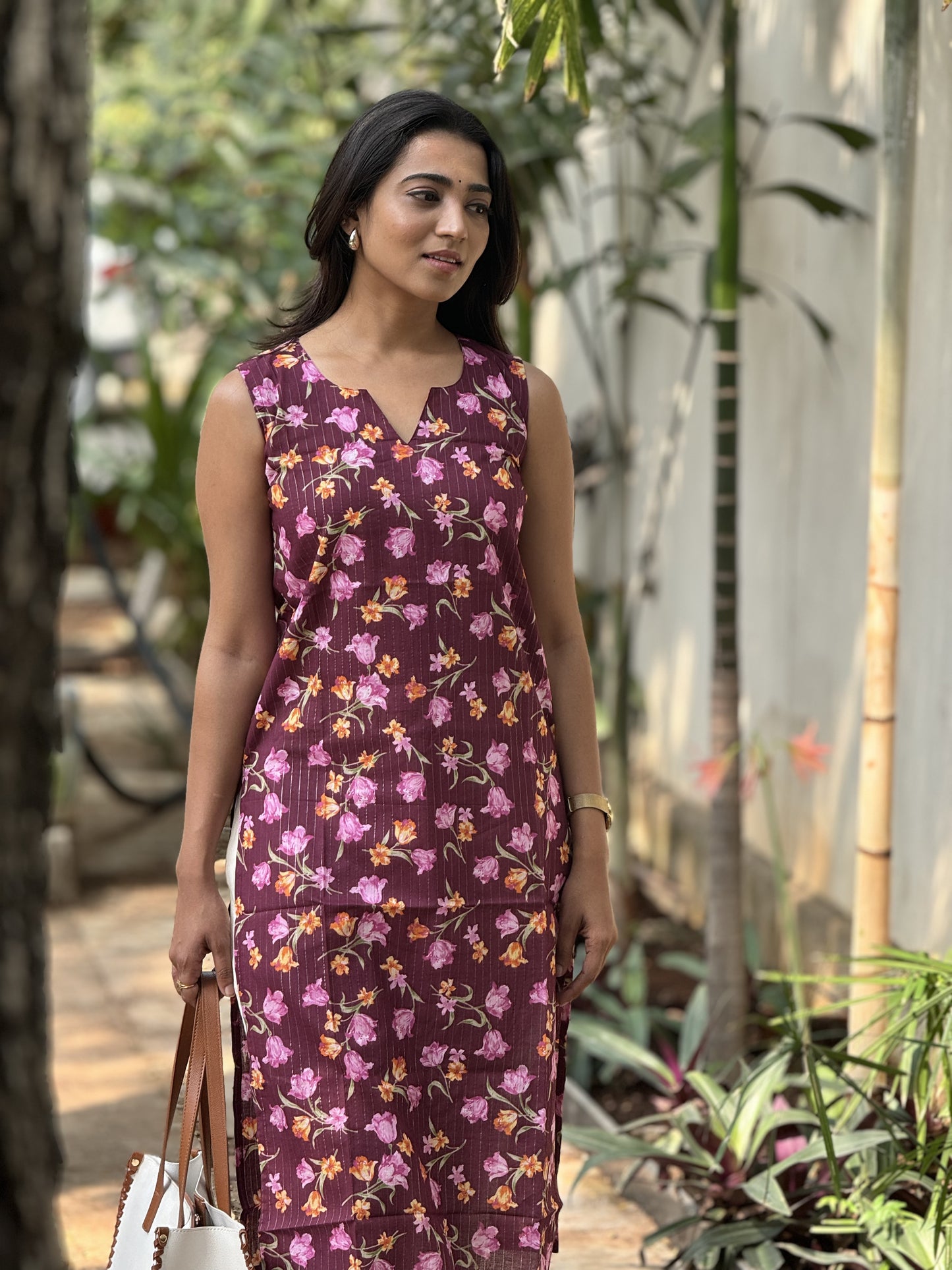 Aadhya - Sleeveless Kurti