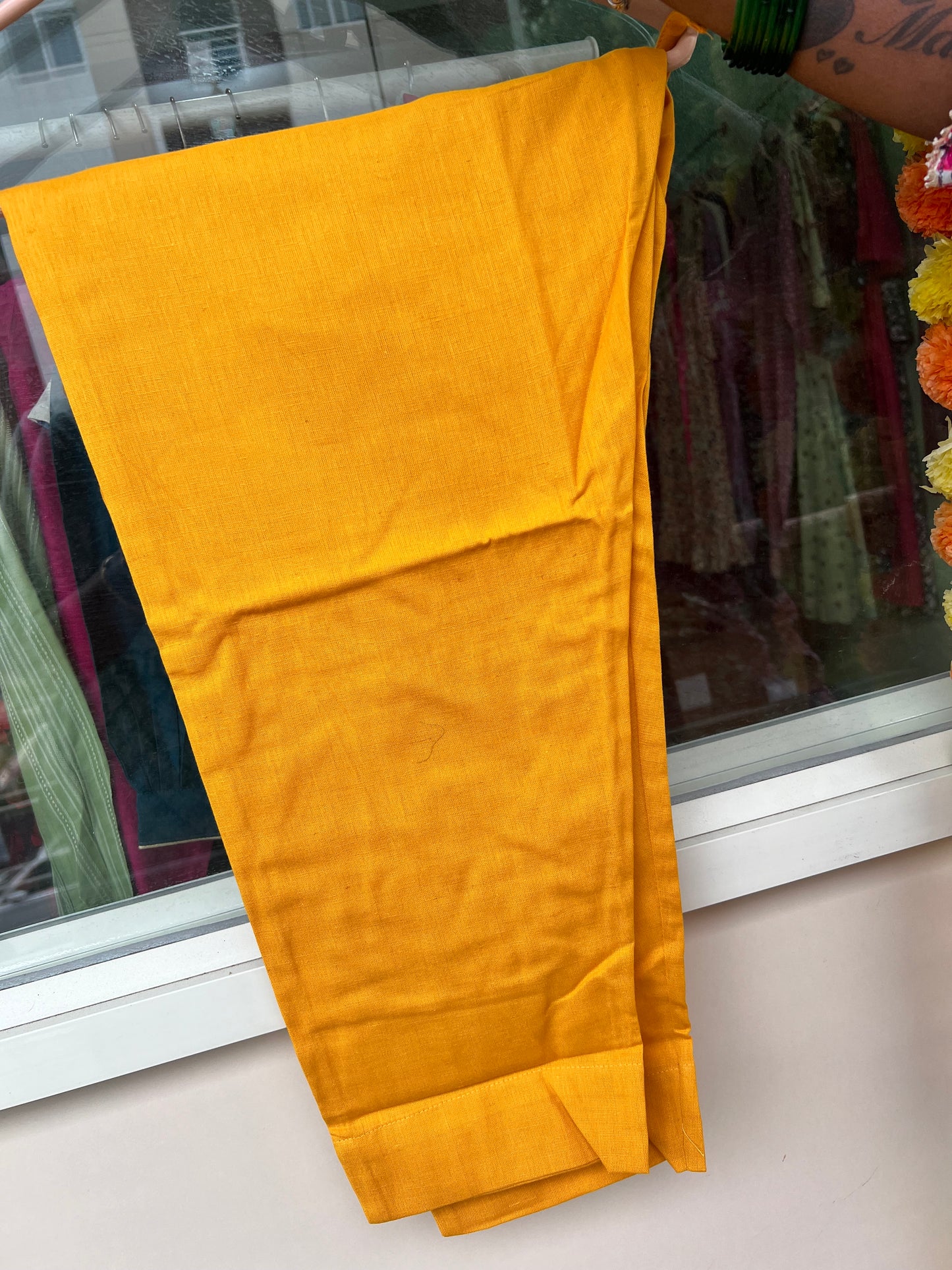 Tamara Every Day Cotton Pants - Yellow