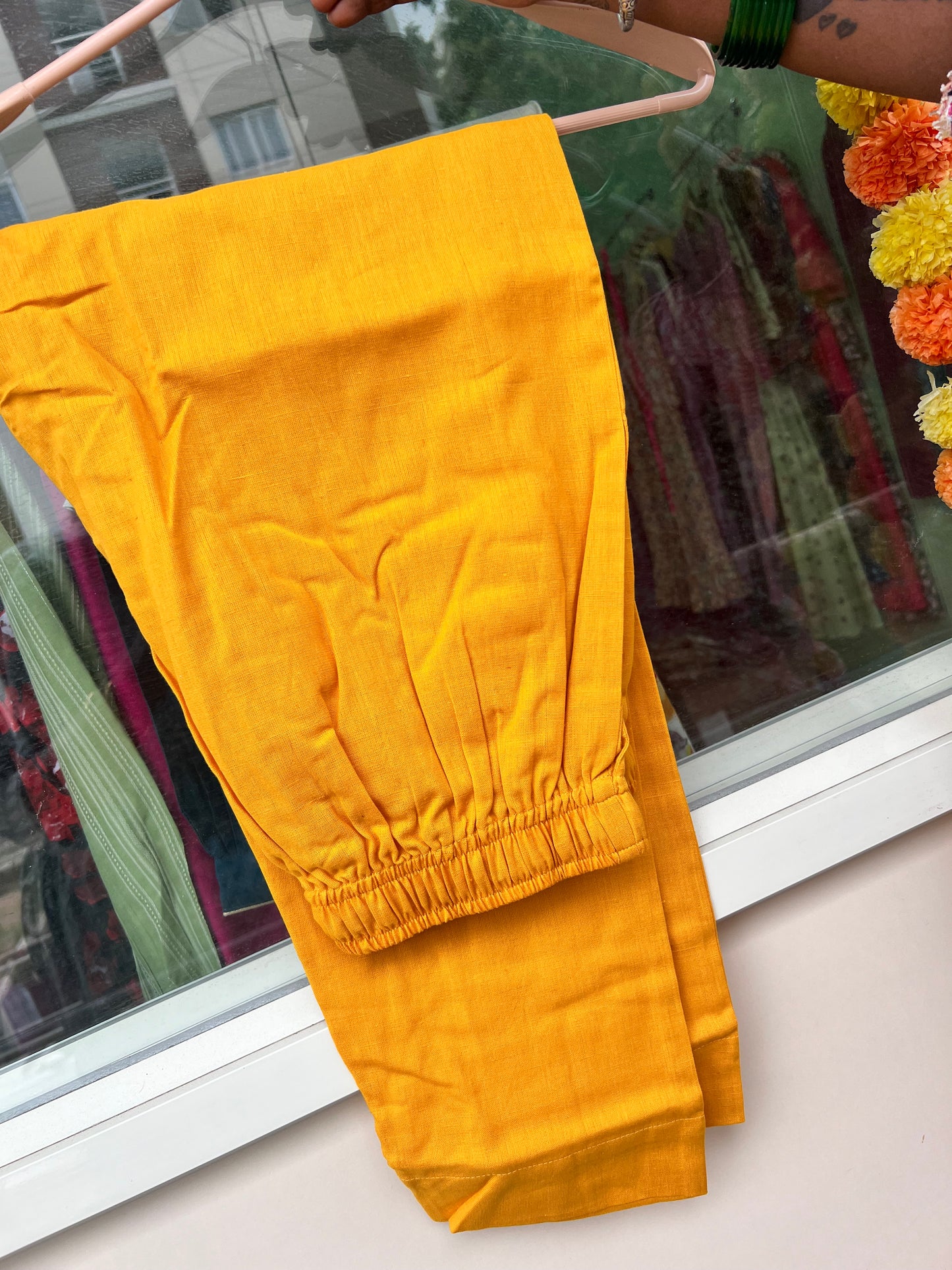Tamara Every Day Cotton Pants - Yellow