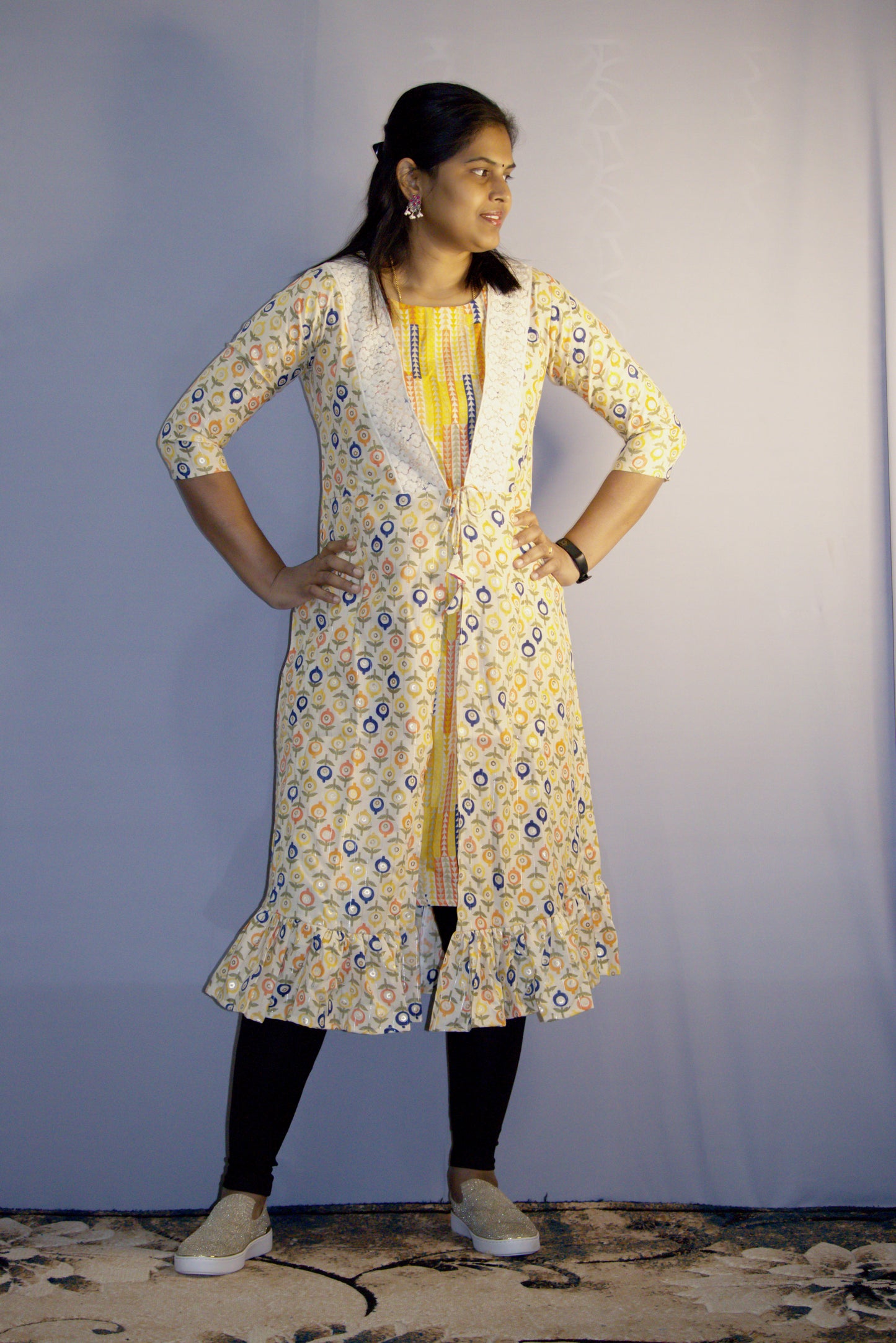 Lekha - Two Layered Designer dress