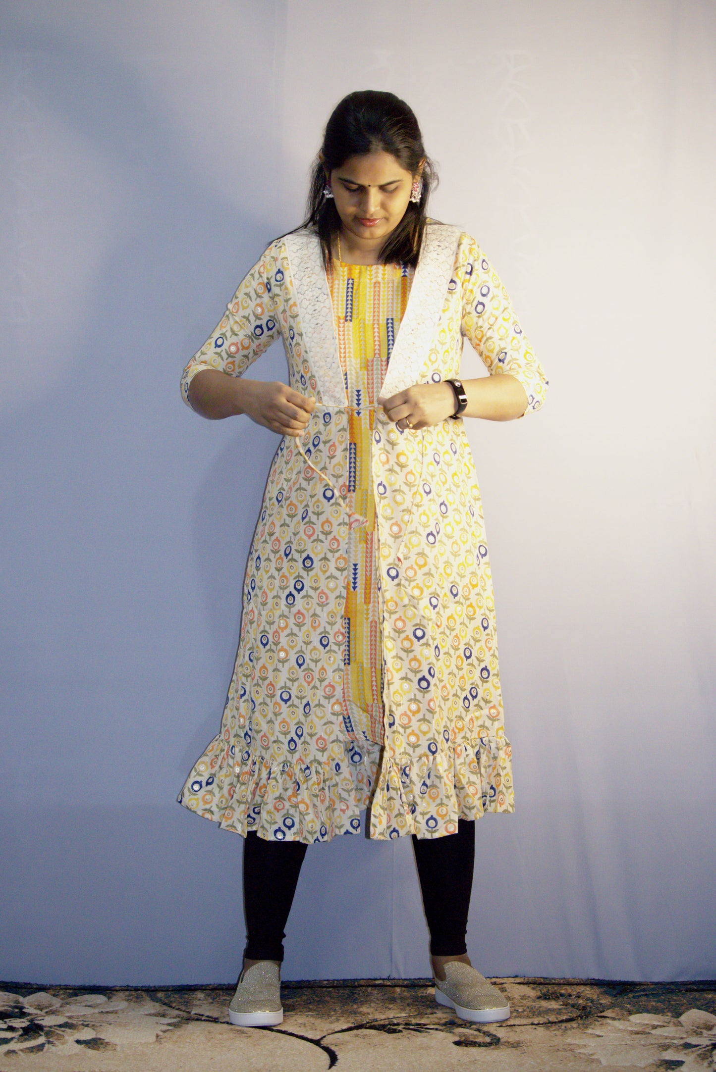Lekha - Two Layered Designer dress