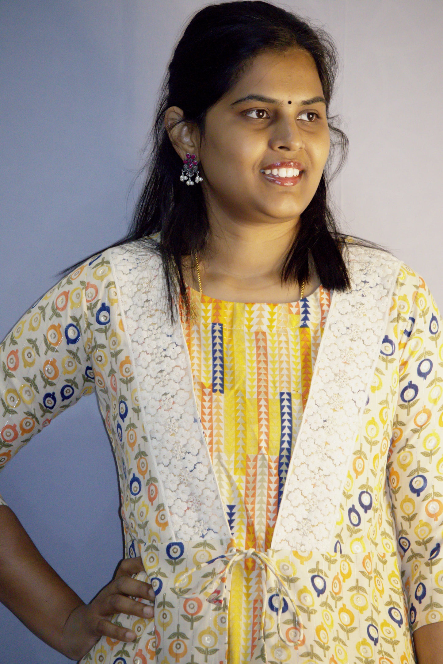 Lekha - Two Layered Designer dress