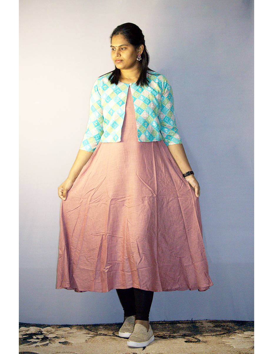 Rosy Half jacket dress