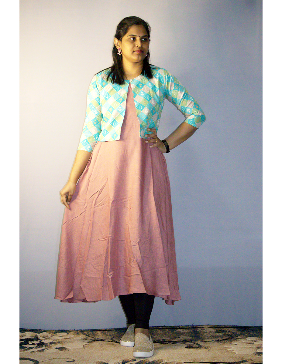 Rosy Half jacket dress
