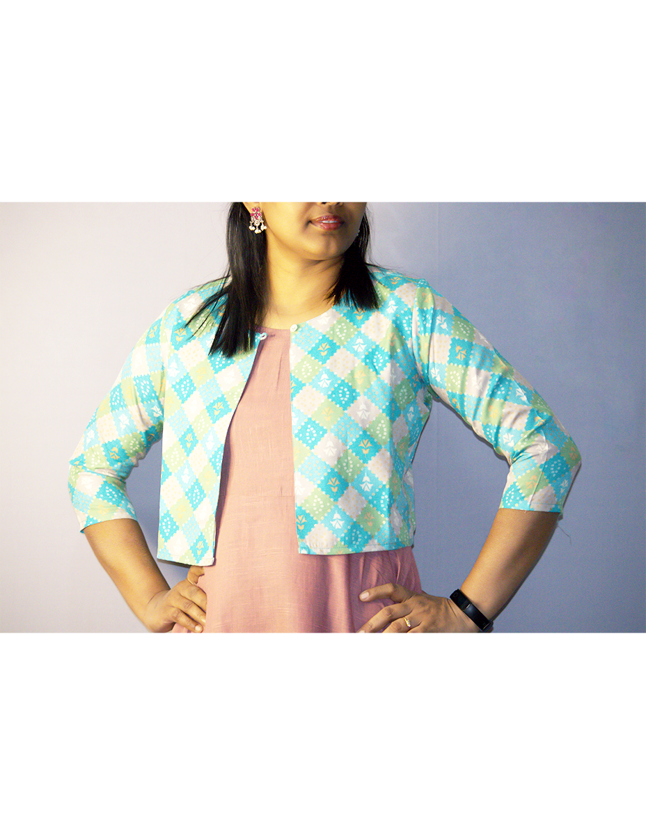 Rosy Half jacket dress
