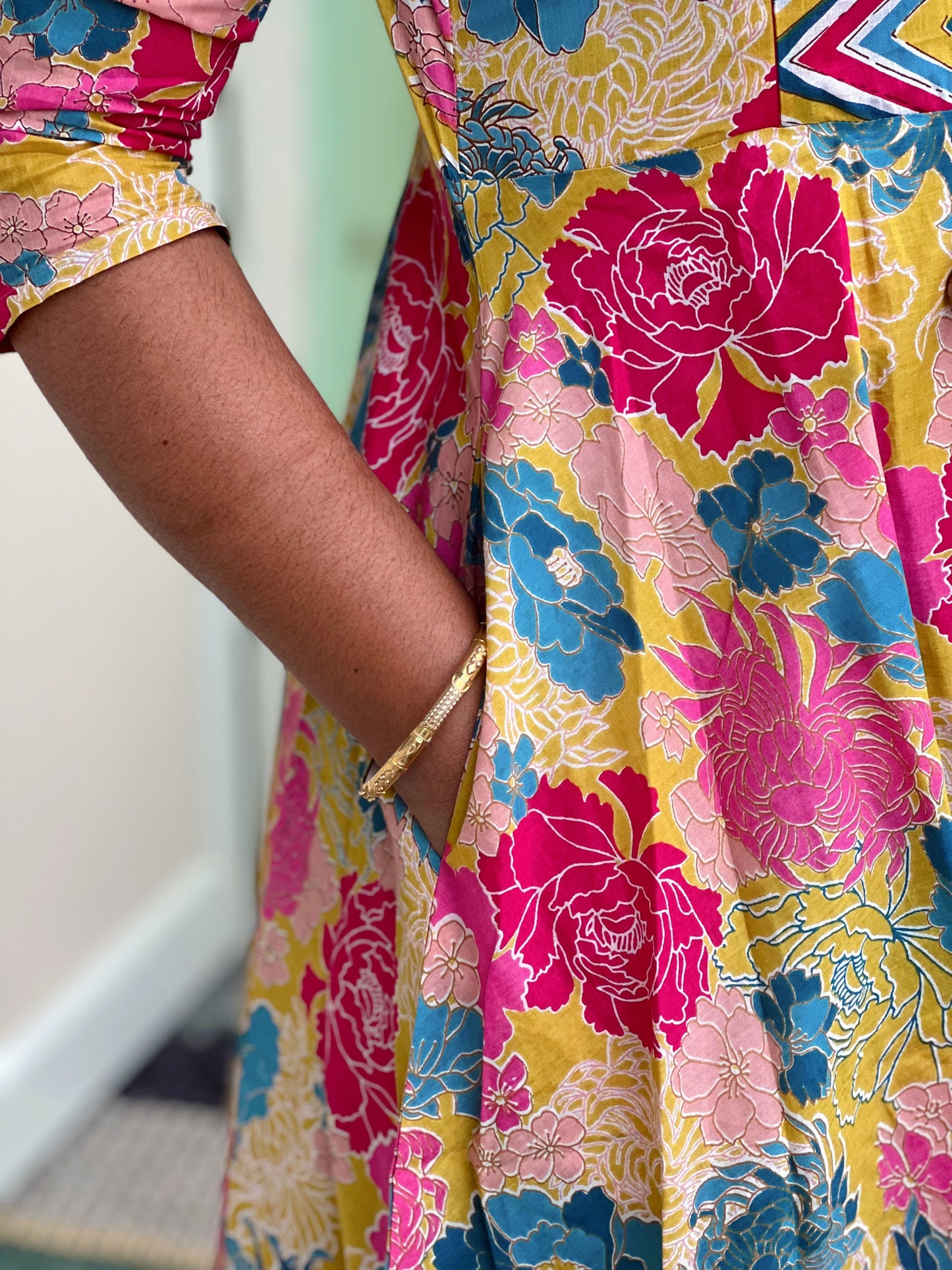 Manasa - Cotton Maternity Set - Floral
