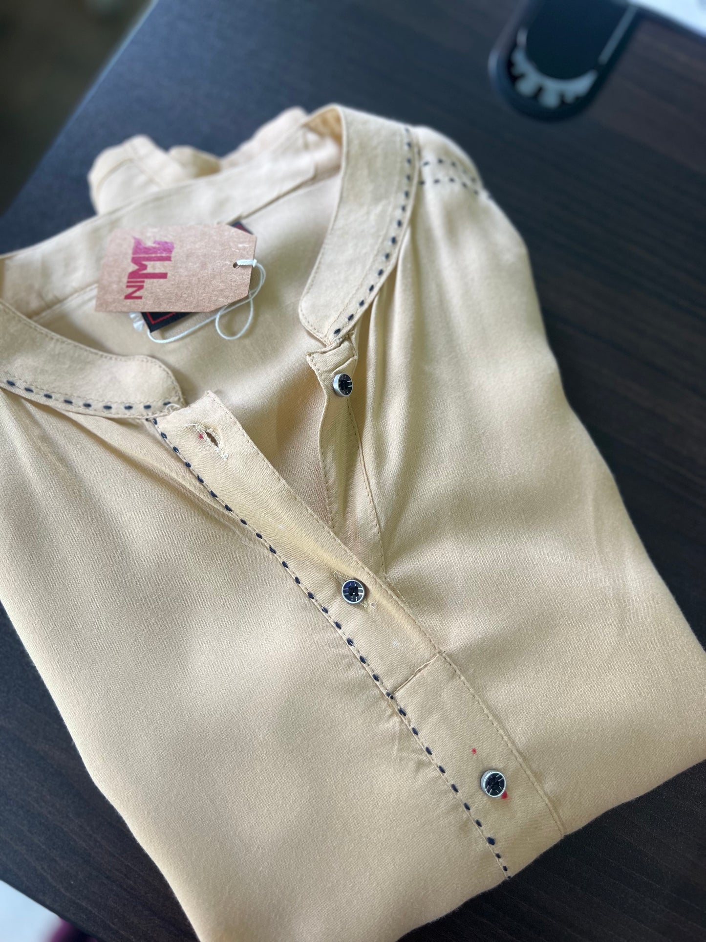 Rayon kurta - Beige