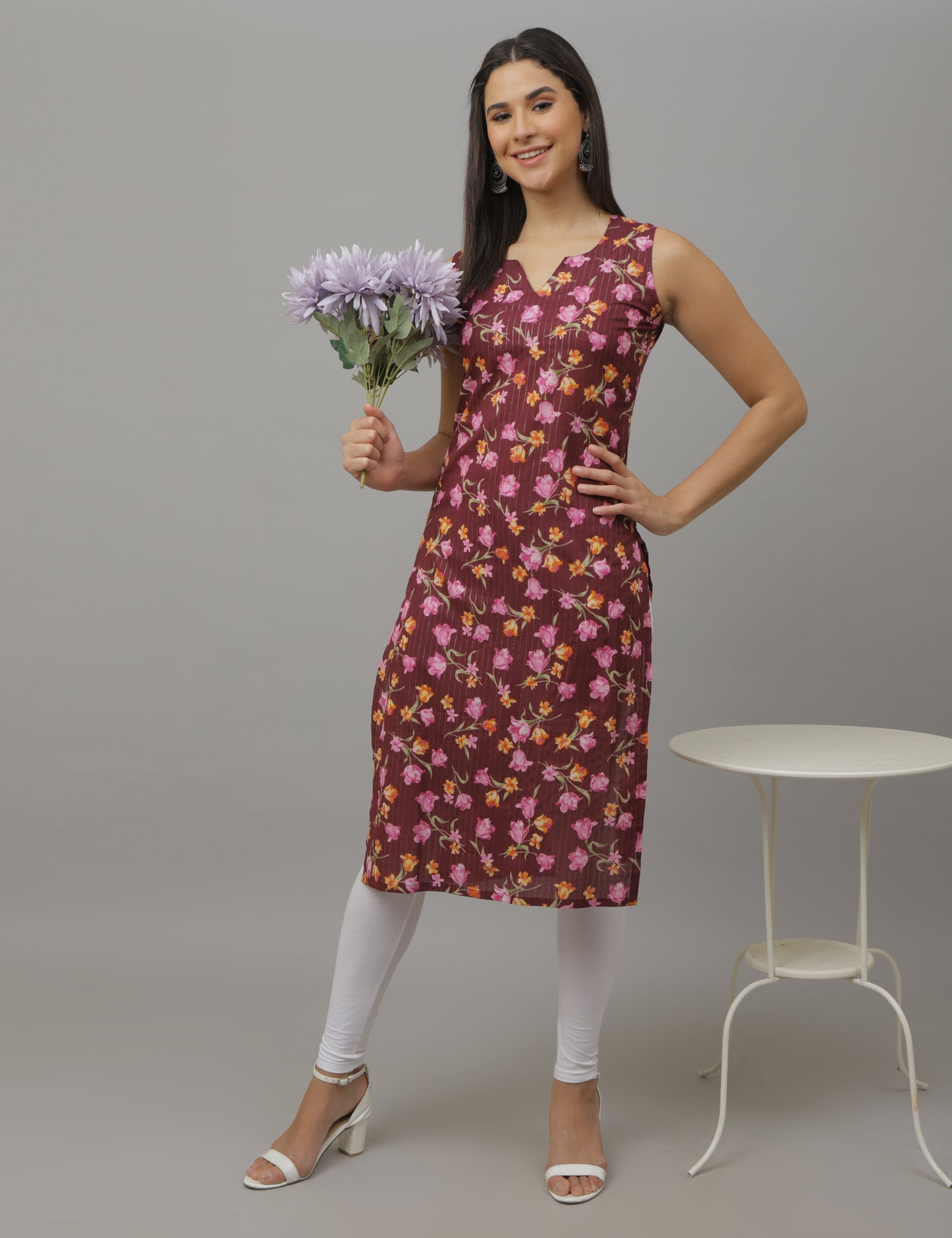 Aadhya - Sleeveless Kurti