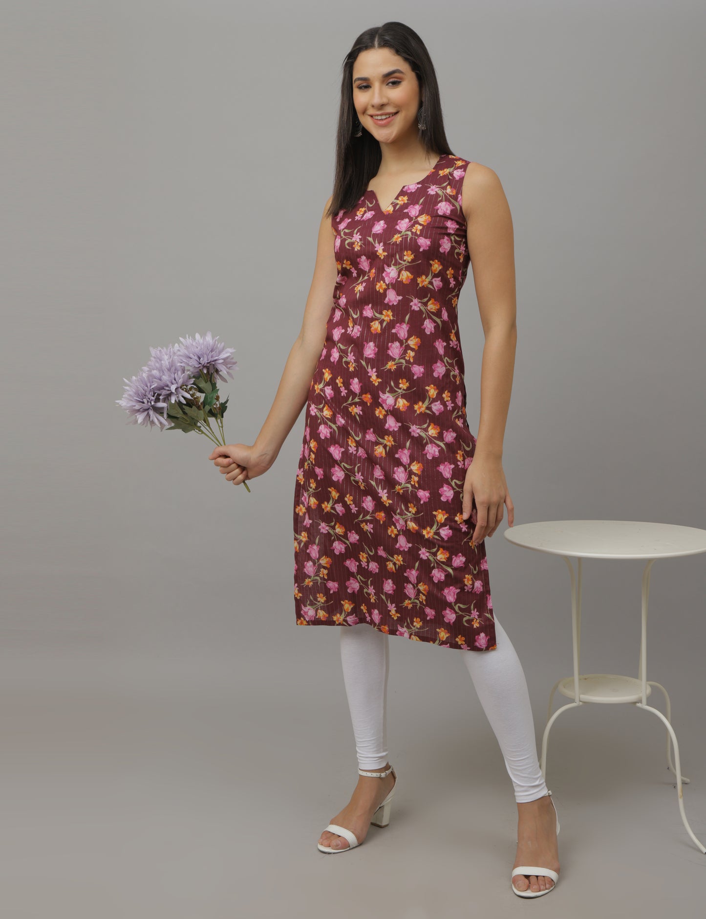 Aadhya - Sleeveless Kurti