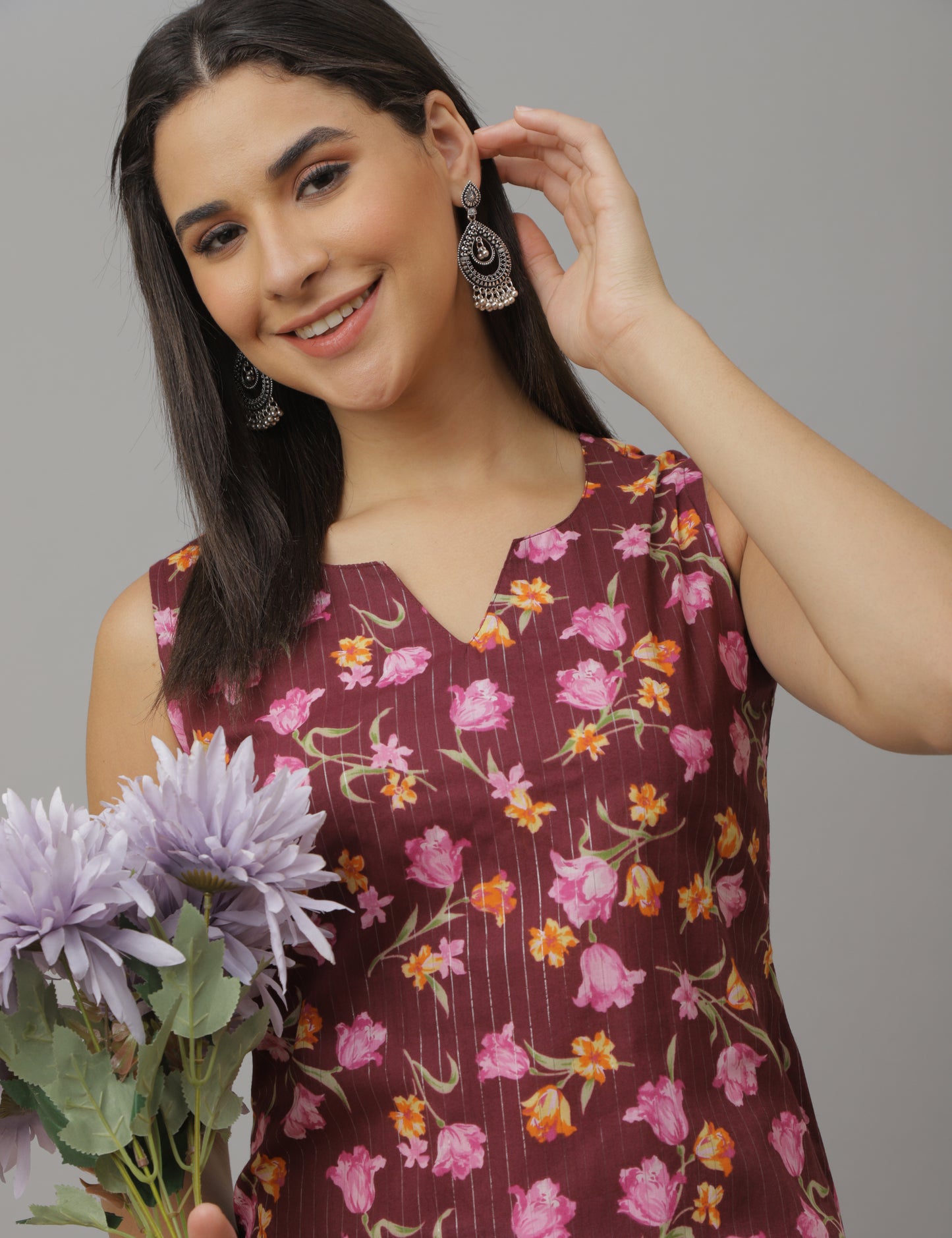 Aadhya - Sleeveless Kurti