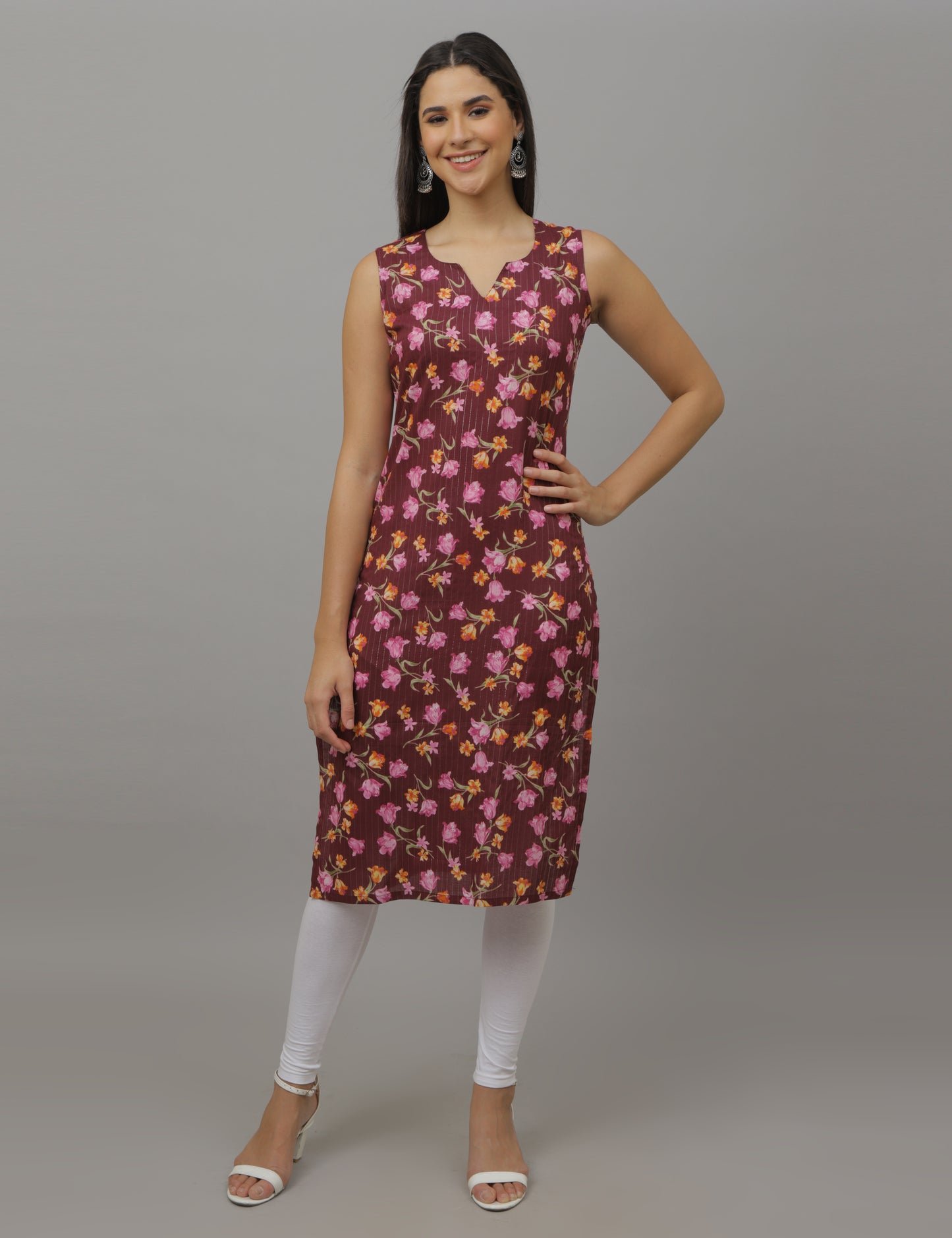Aadhya - Sleeveless Kurti