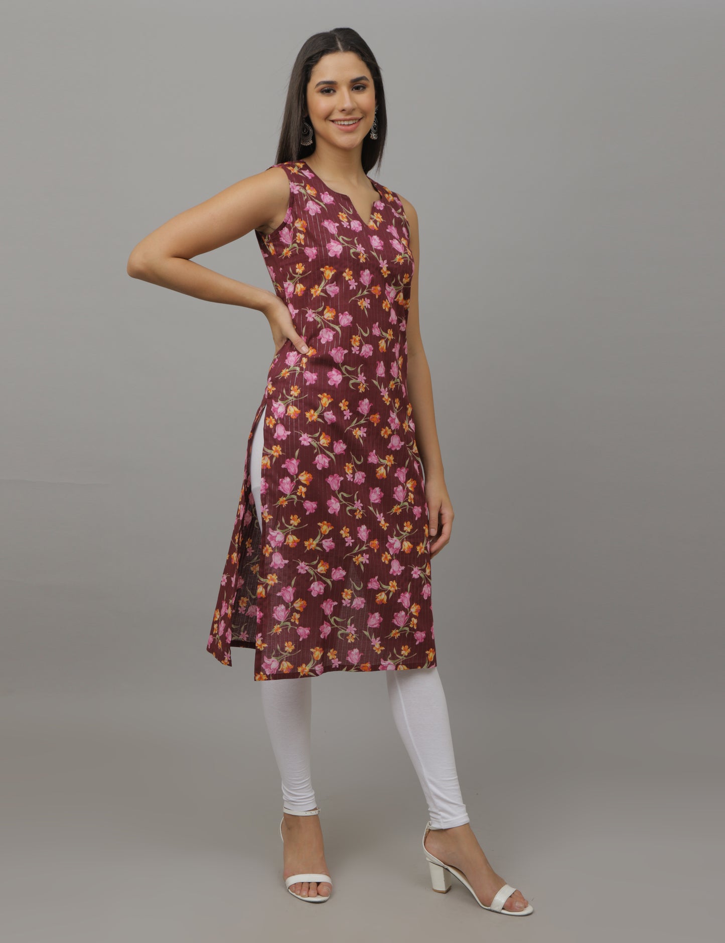 Aadhya - Sleeveless Kurti