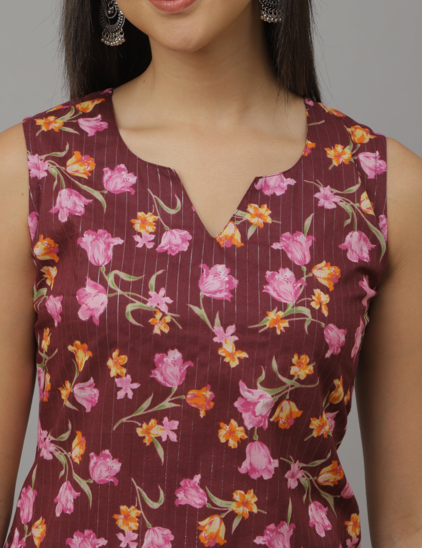 Aadhya - Sleeveless Kurti
